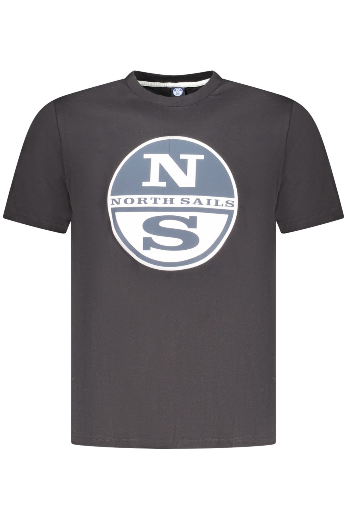 North Sails T-Shirt Herren T-Shirt Schwarz Kurzarm mit Rundhals und