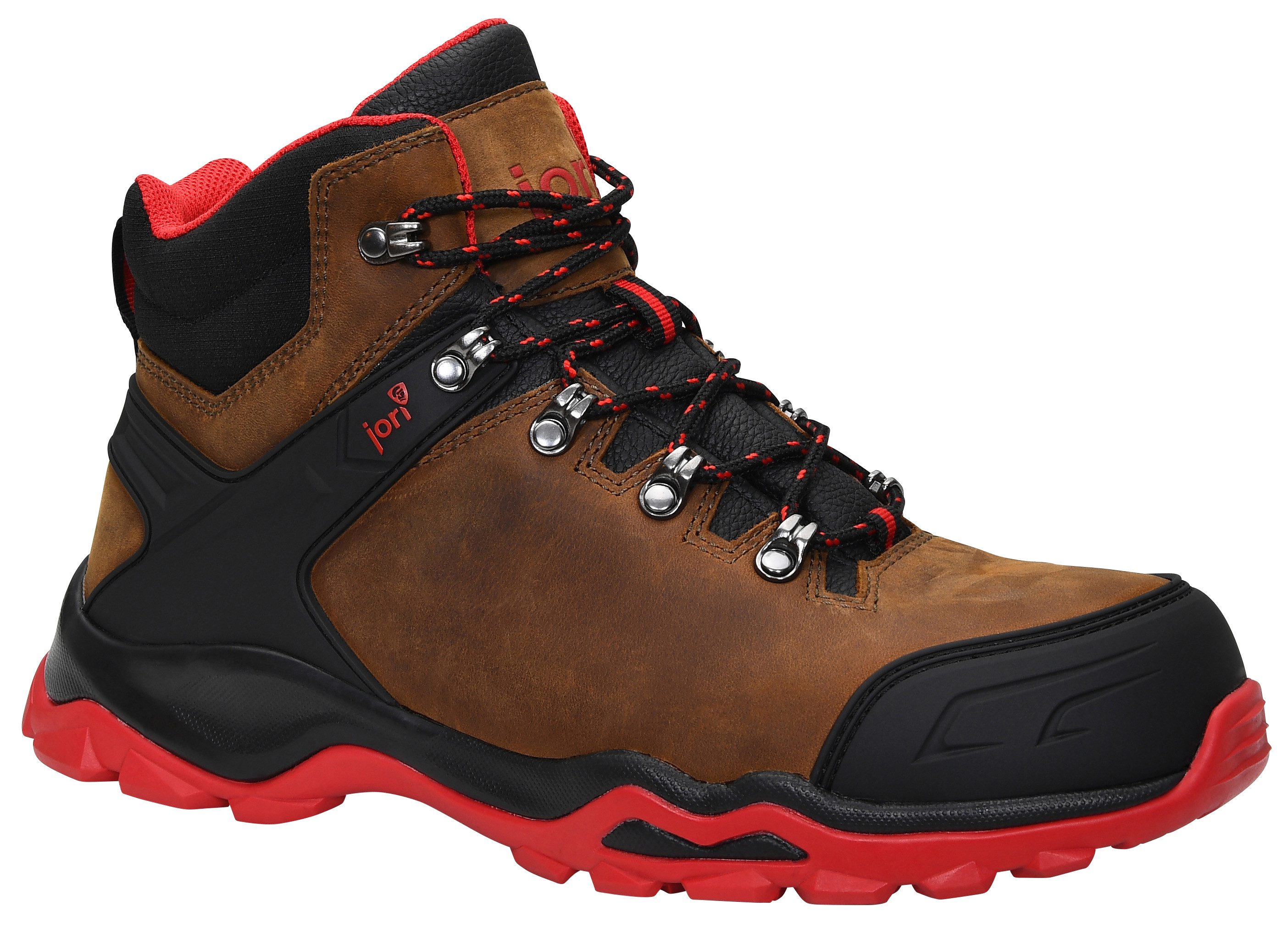 Jori jo_POWERFUL brown Mid S3S Sicherheitsstiefel (Schuhkarton, Paar)
