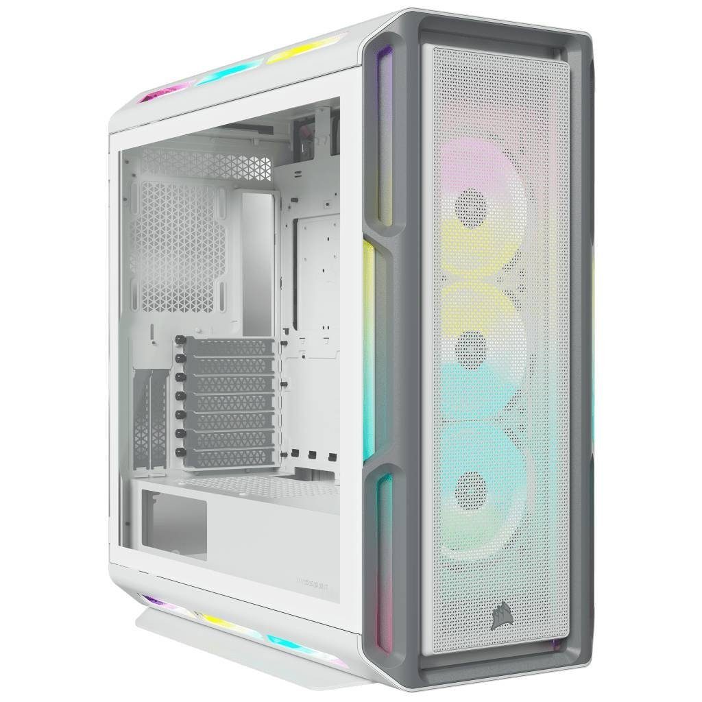 PC-Gehäuse iCUE 5000T RGB Tempered Glass Mid-Tower Smart Case, White