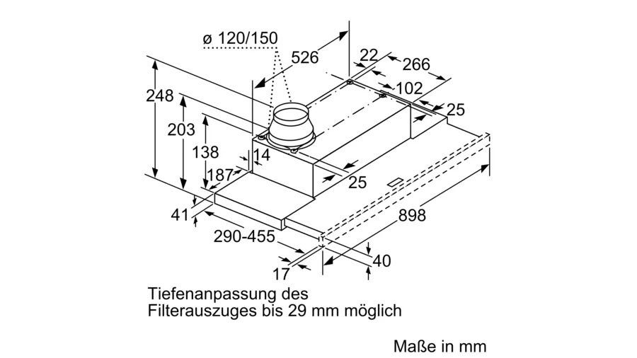 Constructa Flachschirmhaube CD30976 CD30976