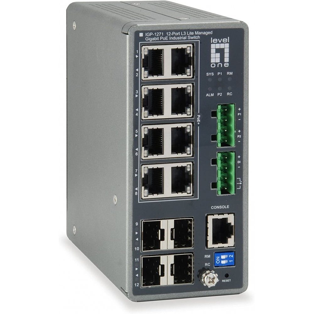 IGP-1271 - Switch L3 Lite - grau Netzwerk-Switch