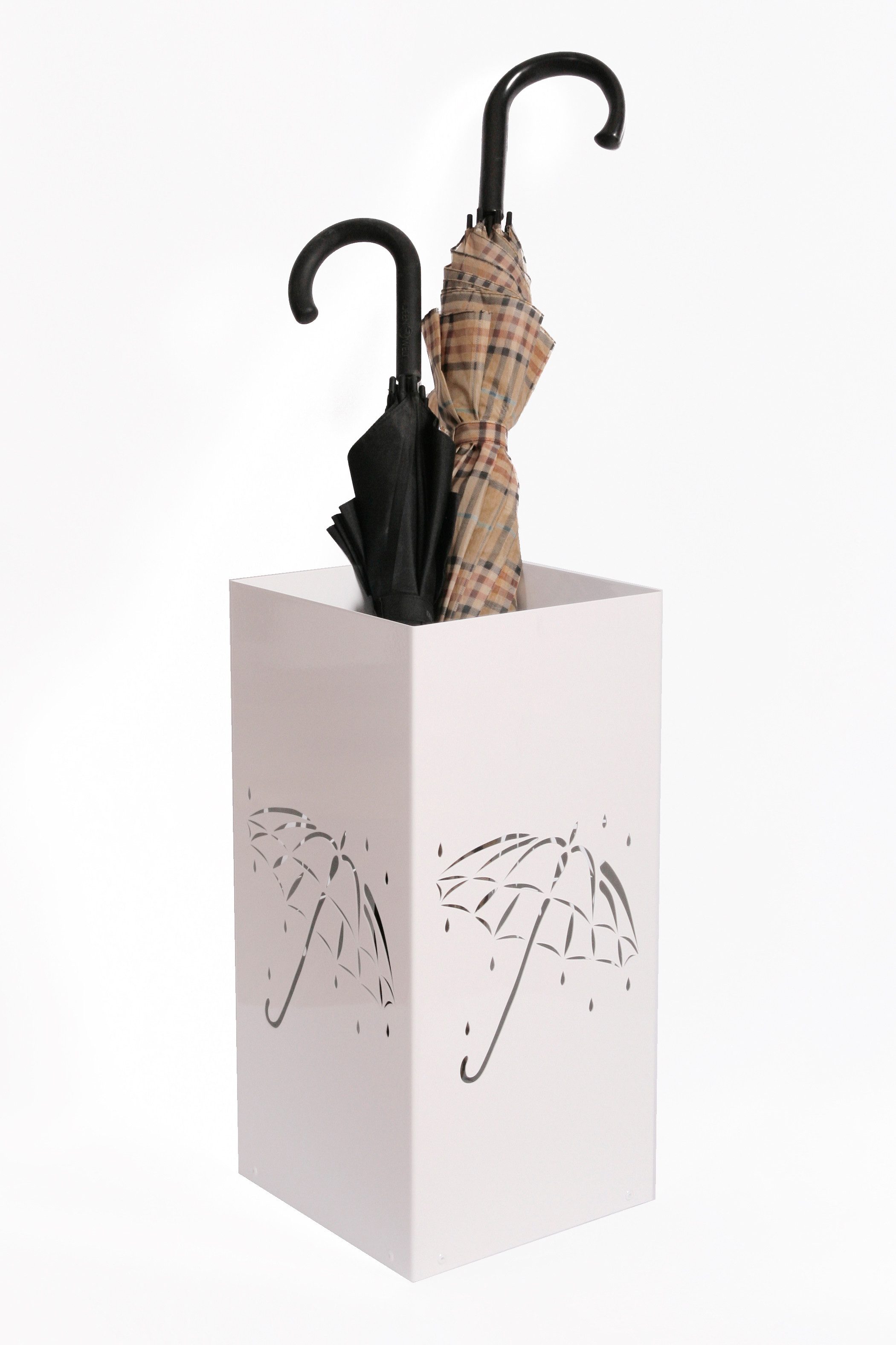 Szagato Schirmständer Schirmständer Design Umbrella open 23x23cm weiß SZAGATO Made in German (1 St)