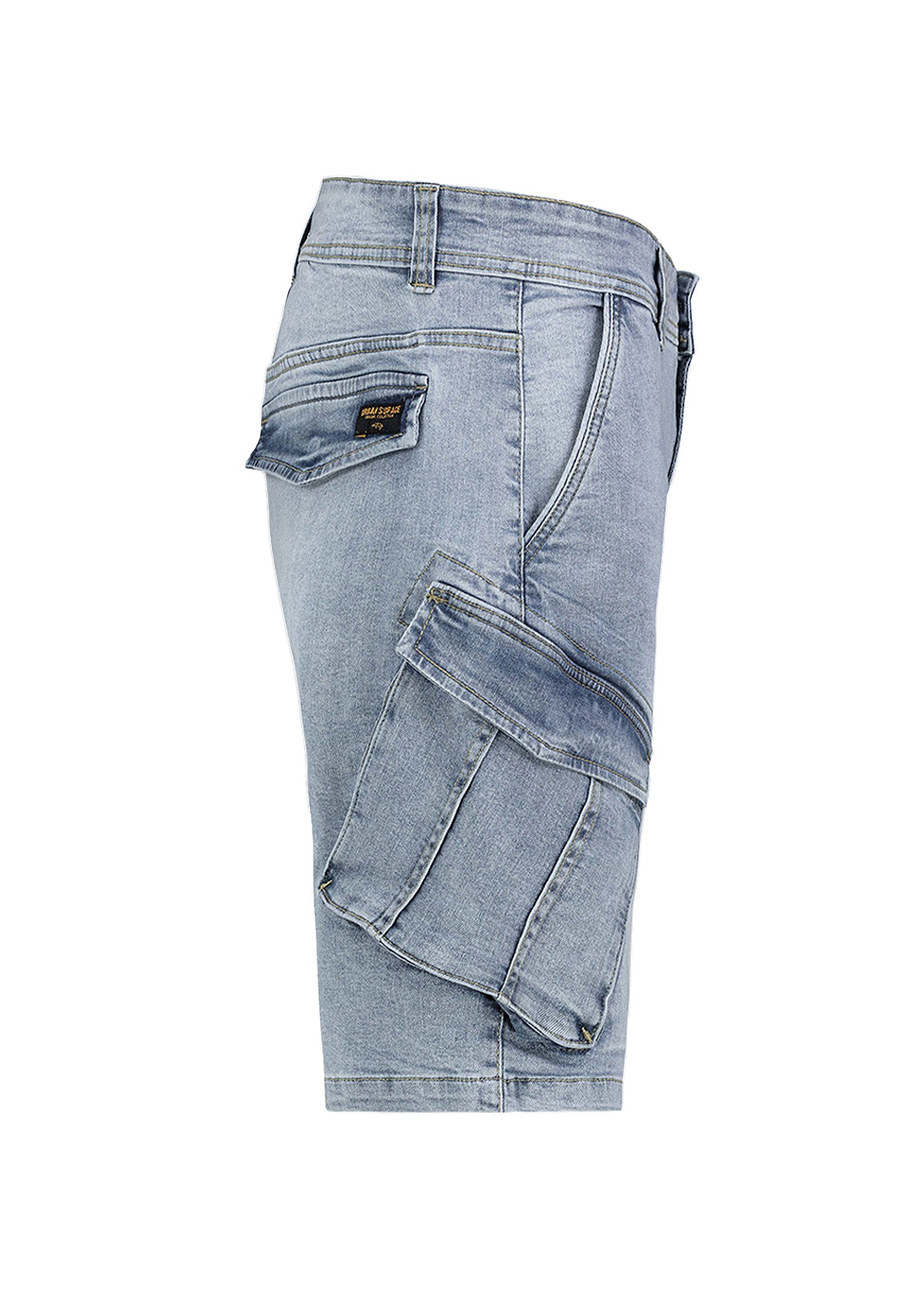 Urban Surface Jeansshorts Cargo mit Gürtel günstig online kaufen