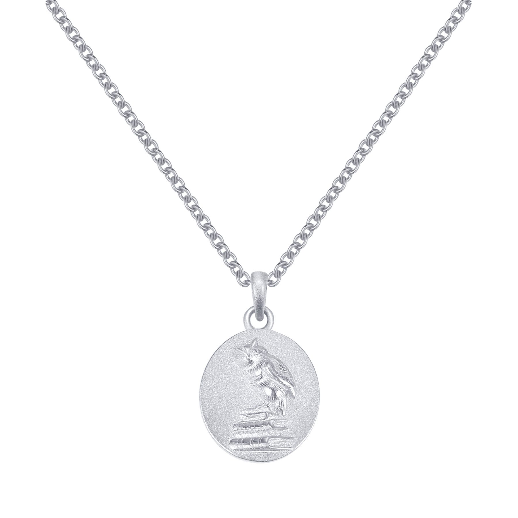 Hey Happiness Kette mit Anhänger Platte Identität, Bedeutungsvolle Freundschafts-Ketten, Symbolkette mit Bedeutung, 925 Silber vergoldet
