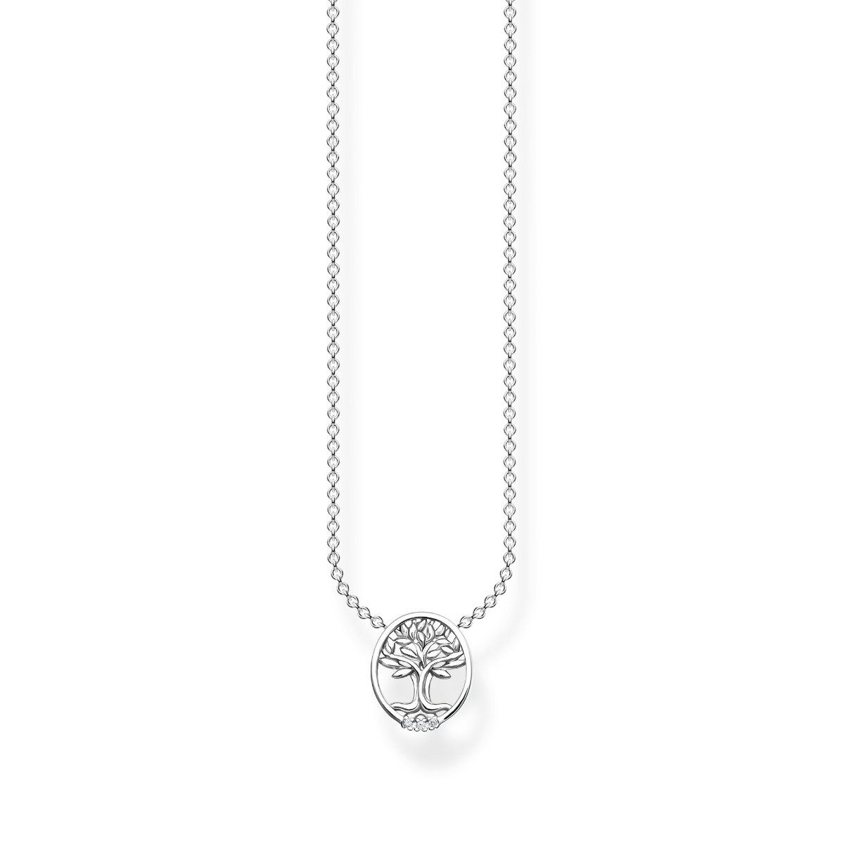 THOMAS SABO Kette mit Anhänger Thomas Sabo Halskette mit Anhänger Tree of Love Silber SCKE150327