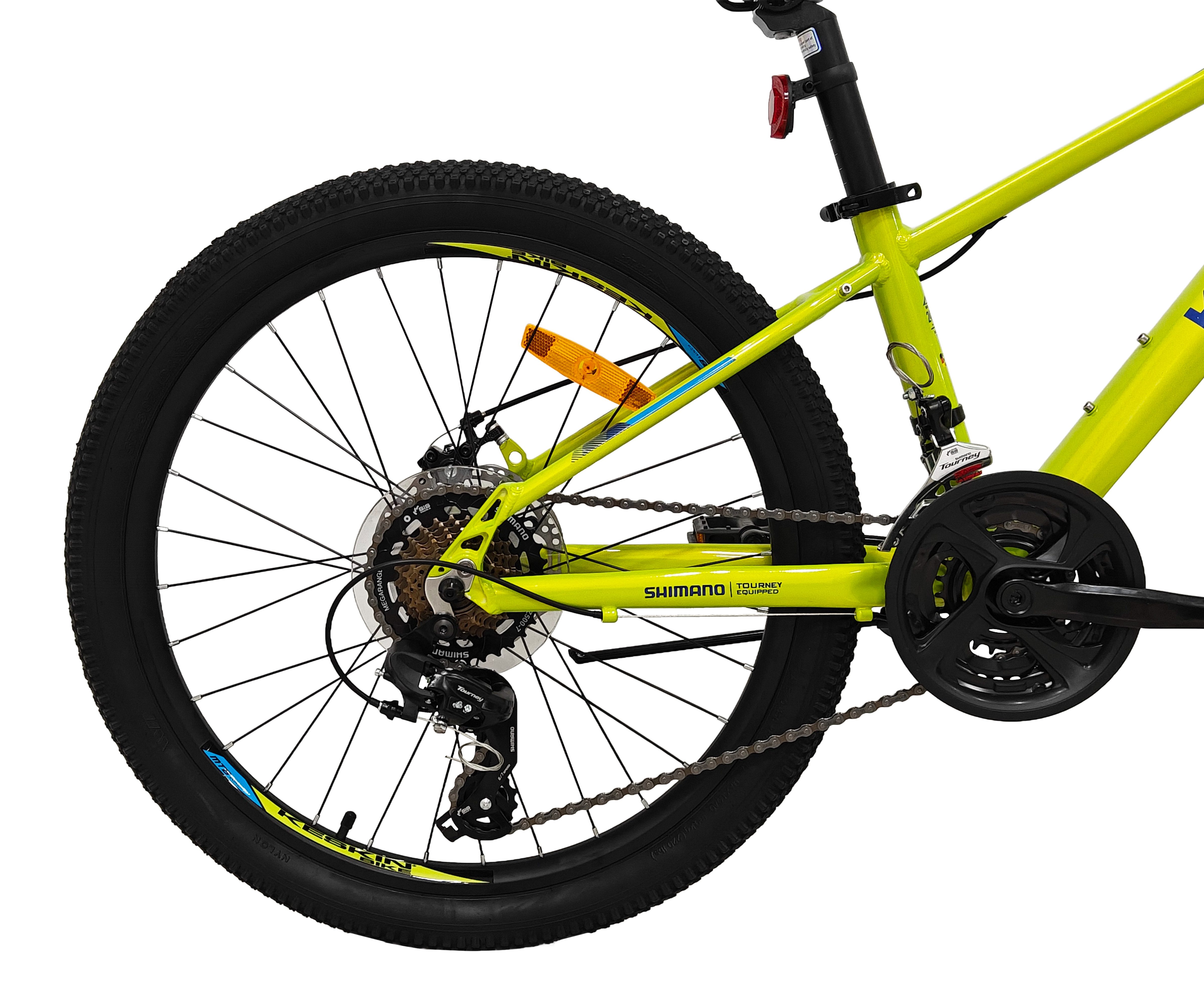 Keskin eBike Mountain Bike Keskin MTB1 – 24-inch Mountain Bike – lightweight aluminum frame, 21-speed Shimano RD-TY300/EF500 derailleur, derailleur gears, (aluminum frame, mechanical disc brakes), with 24" x 2.35" pneumatic tires, ideal for off-road and everyday use