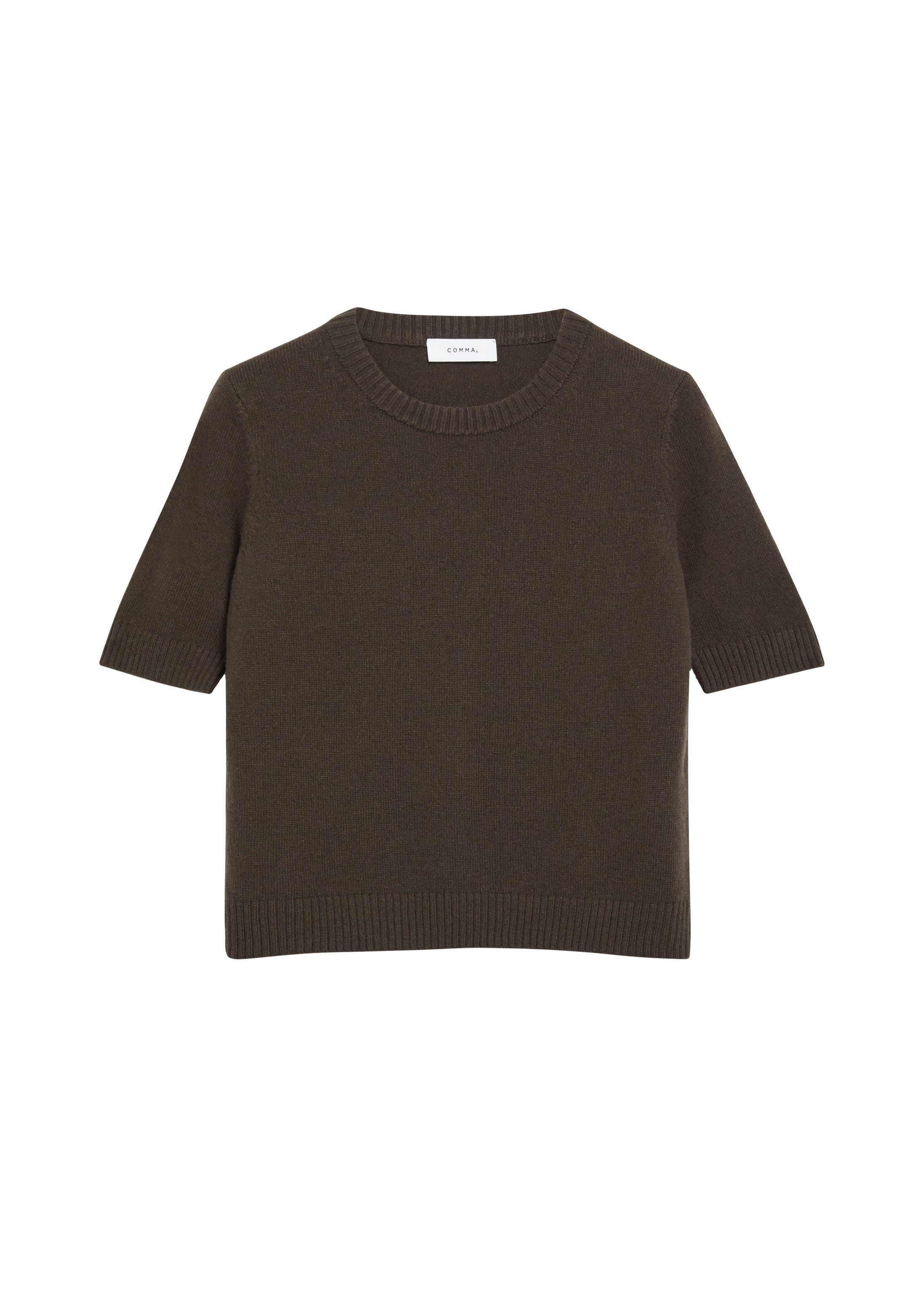 comma Kurzarmpullover Strickpullover Strickpullover