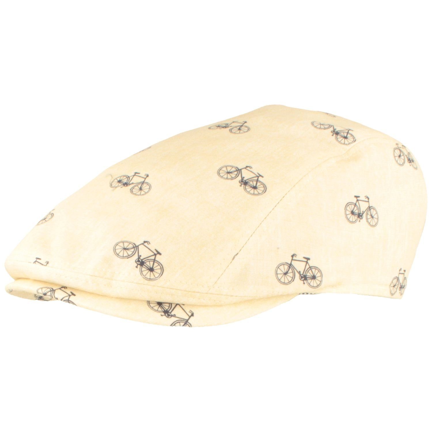 Göttmann Schiebermütze Sommer-Mütze aus Baumwolle mit Fahrrad-Print