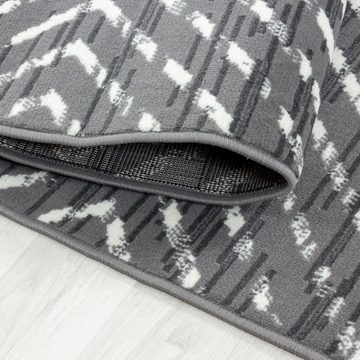Teppich Kurzflor Teppich Bora Grau, Teppich Boss, rechteckig, Höhe: 10 mm