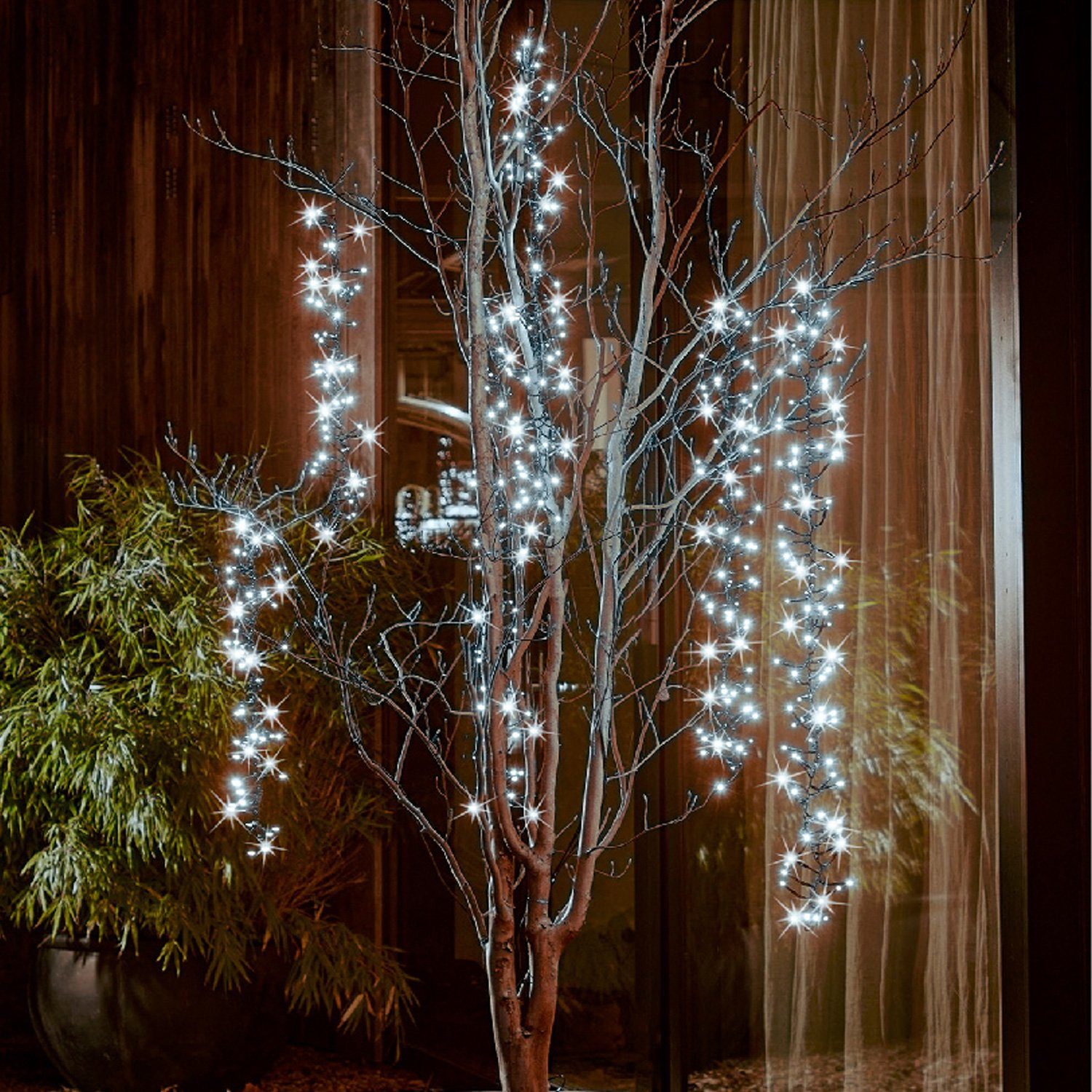 MARELIDA LEDLichterkette LED Lichterkette Kaskade Baumbeleuchtung 6