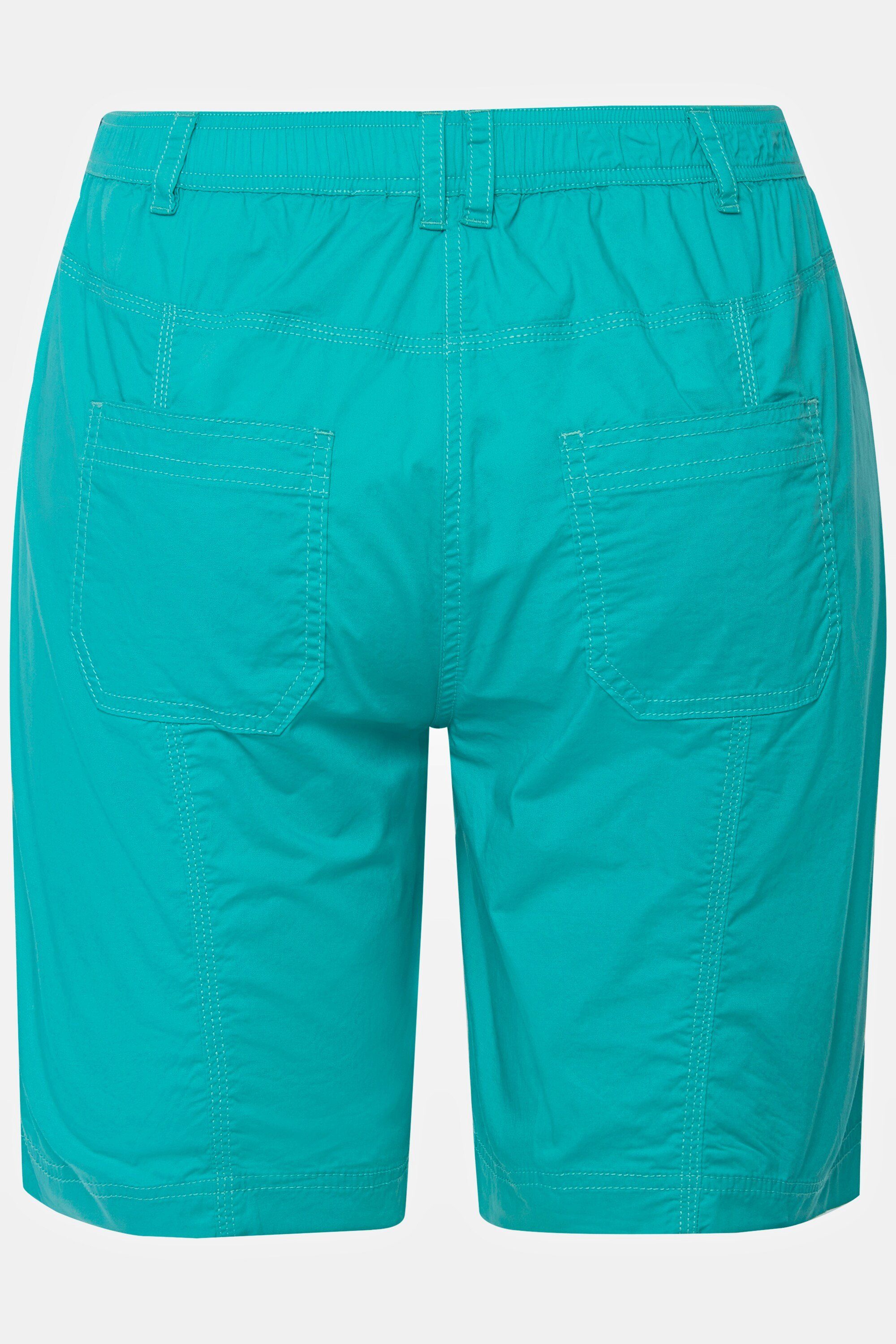 Ulla Popken Funktionshose Cargo-Bermuda Komfortbund 4-Pocket-Schnitt