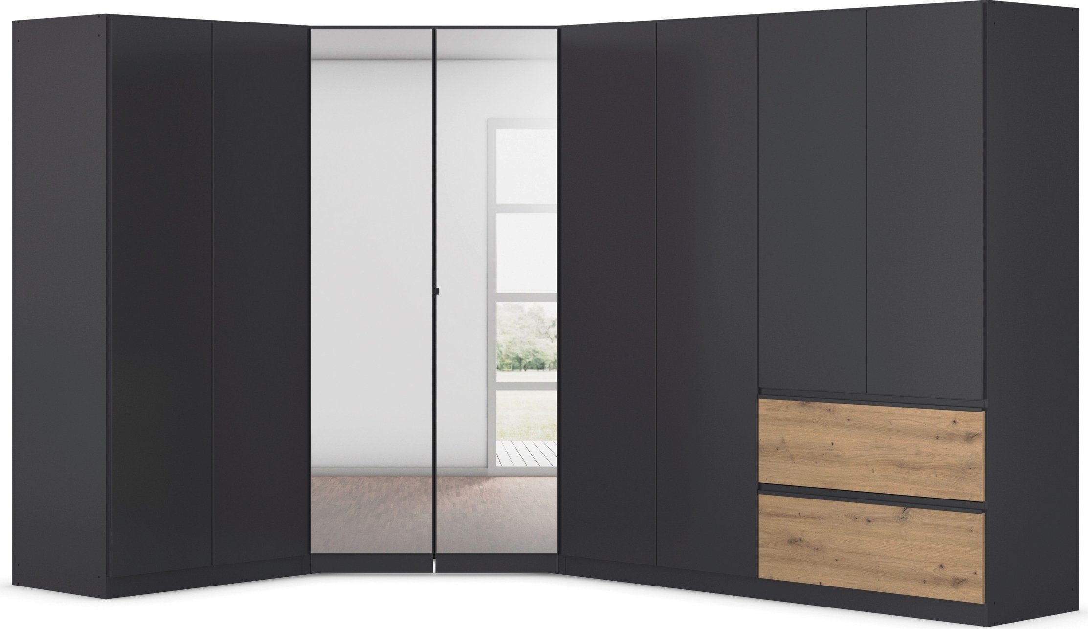 rauch Schrank-Set Kleiderschrank Schrank Garderobe Wäscheschrank COSTA Größ günstig online kaufen