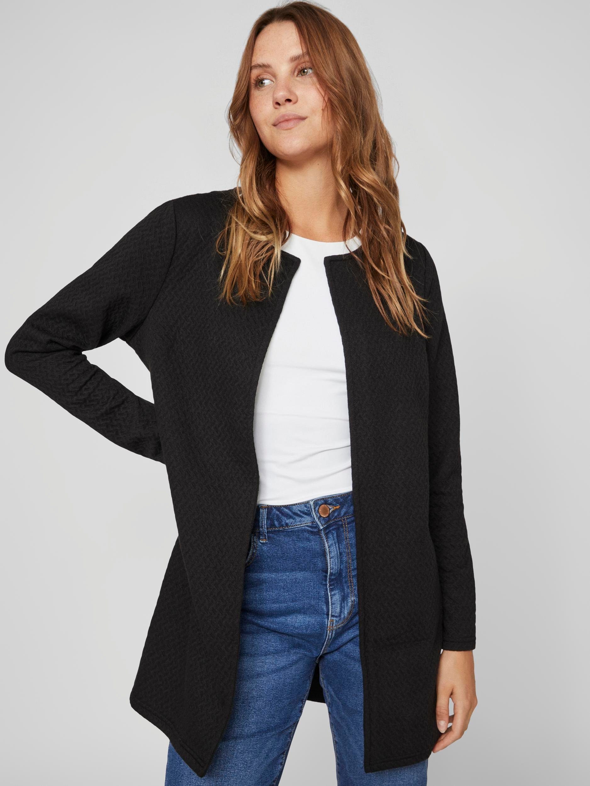 Vila Jerseyblazer VINAJA NEW LONG JACKET günstig online kaufen