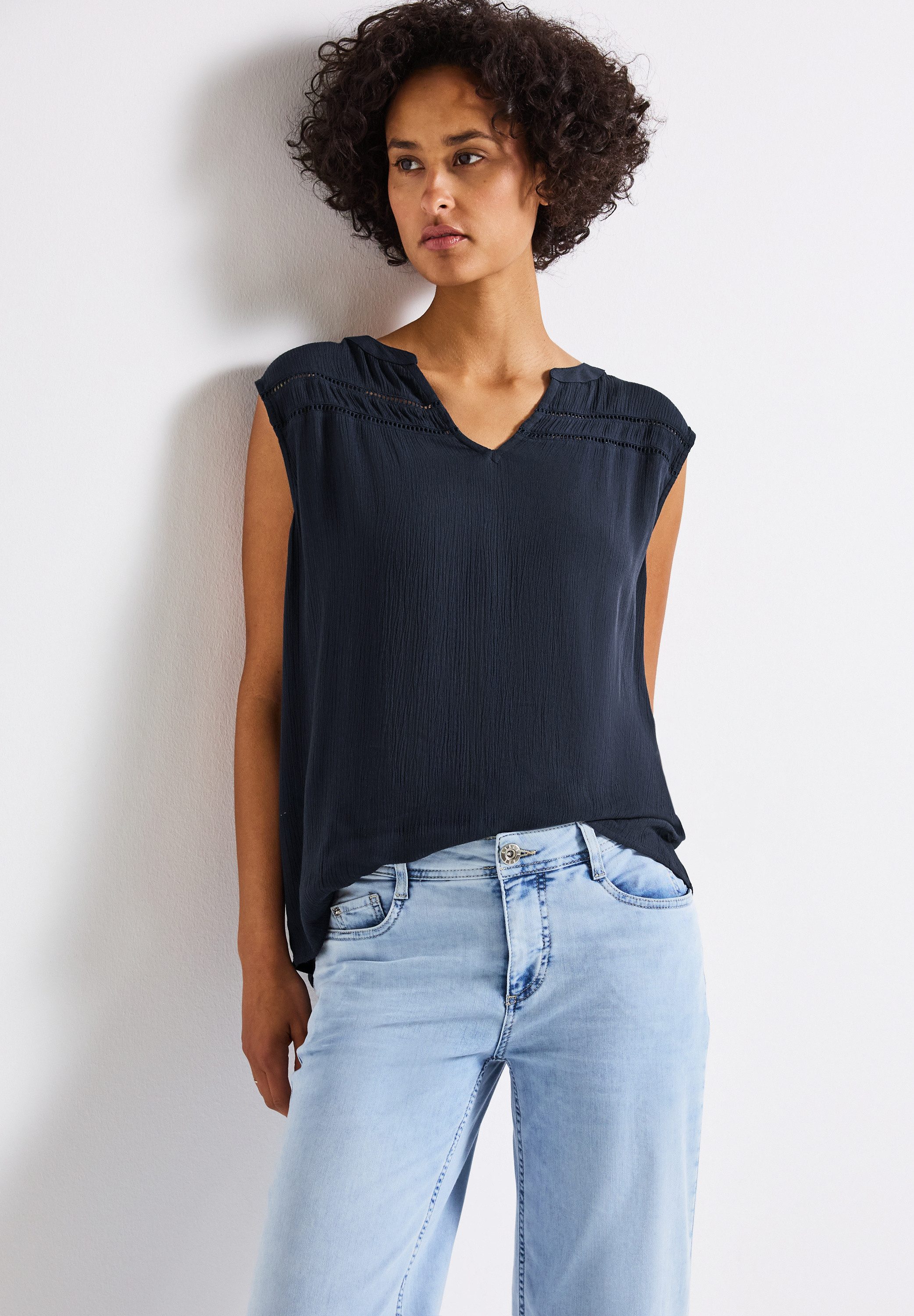 STREET ONE Blusentop, aus softer Viskose günstig online kaufen