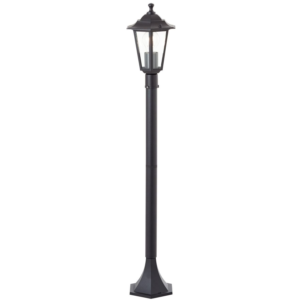 Brilliant Außen-Stehlampe geeignet 100cm schwarz E27, Carleen Außenstandleuchte 60W, A60, Carleen, f 1x