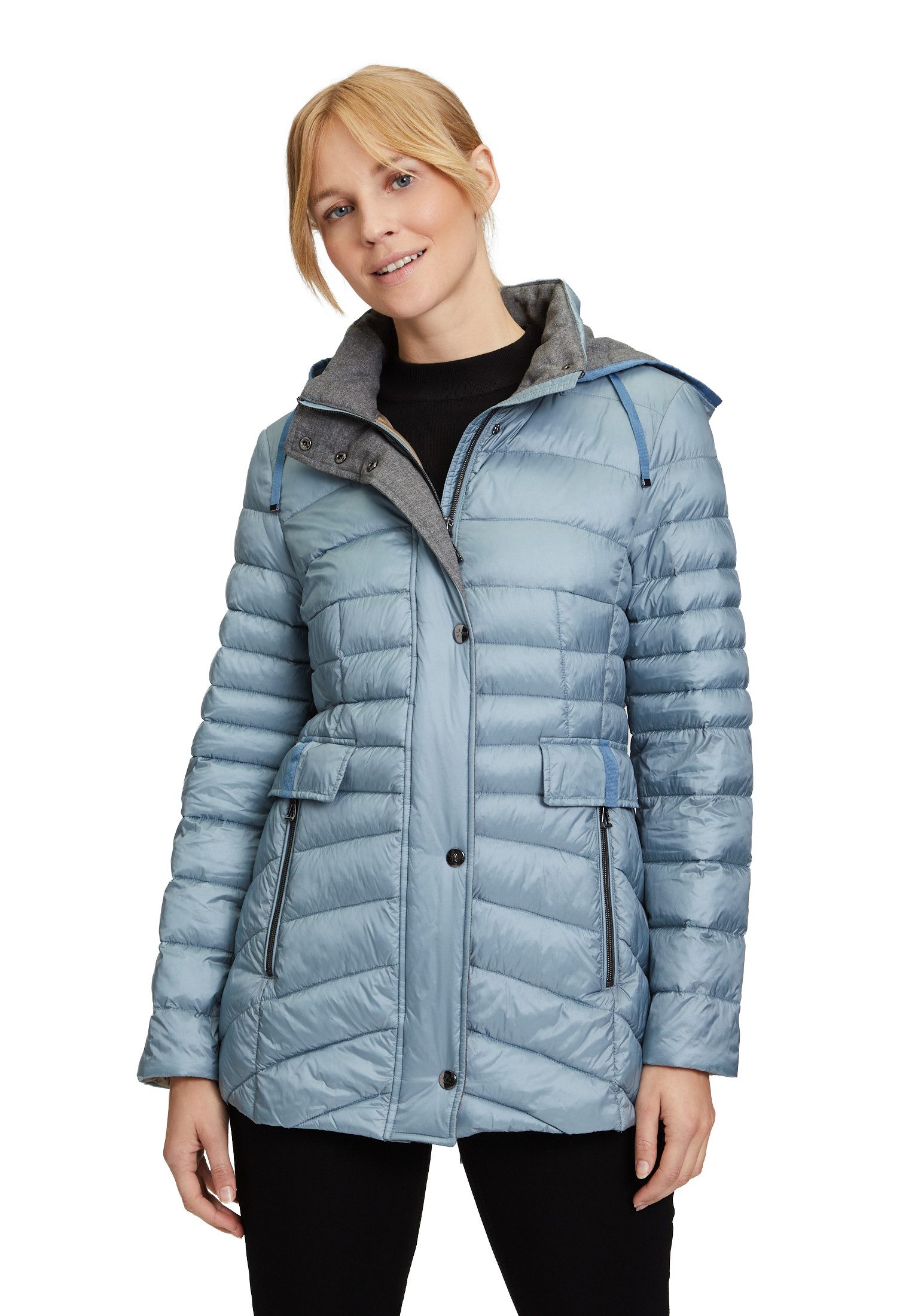 Gil Bret Steppjacke mit abnehmbarer Kapuze günstig online kaufen