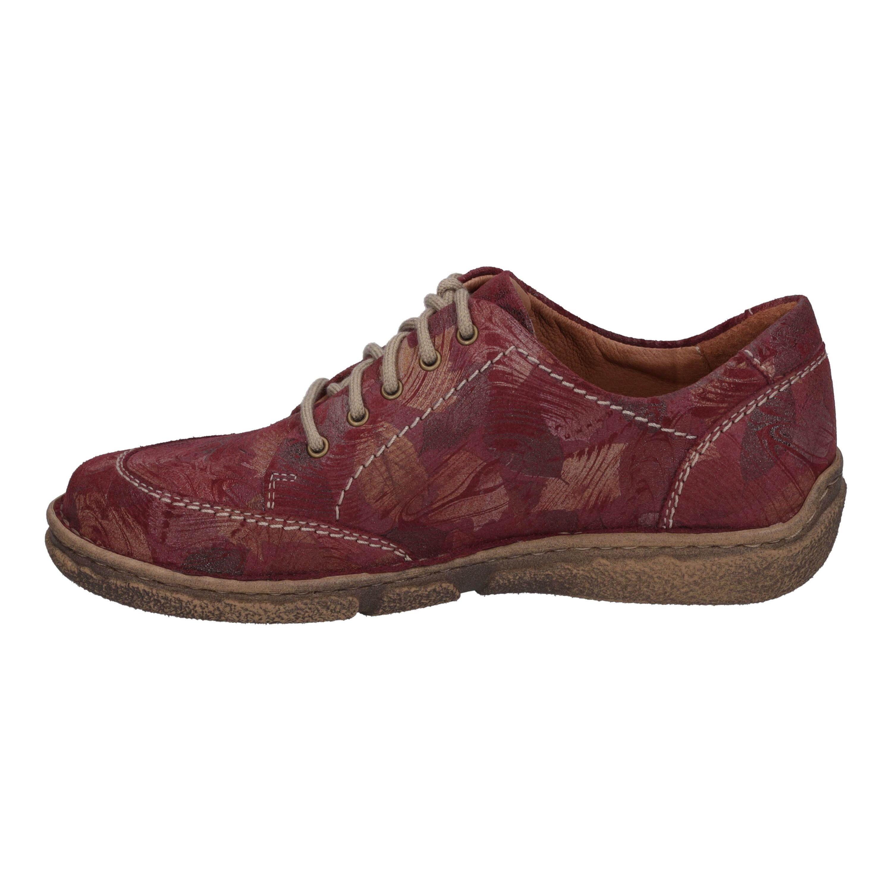 Neele rot Seibel Josef / (carmin) 271-460 02, Schnürschuh Rot