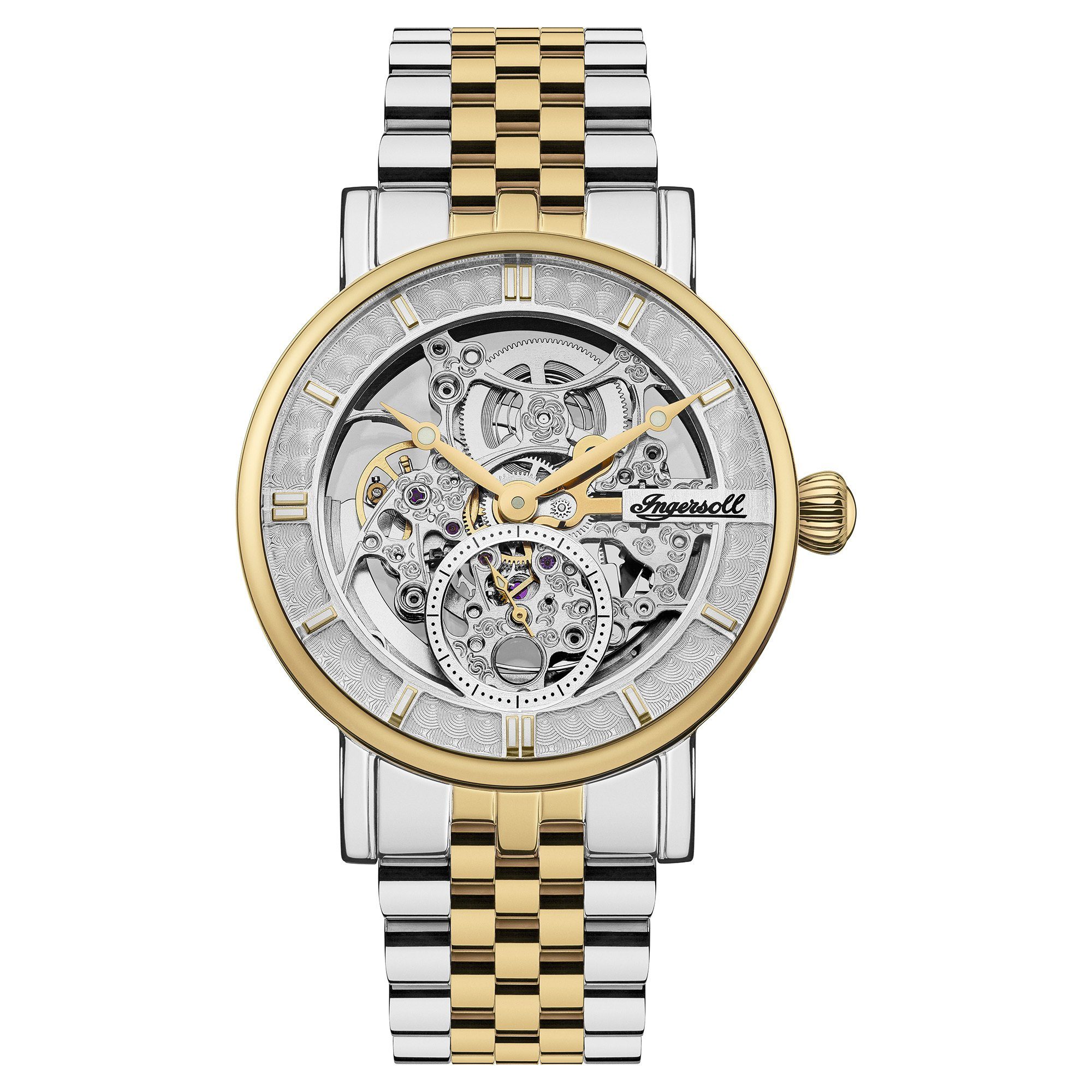 Ingersoll Automatikuhr The Herald Herren Herrenuhr Edelstahl 40 automatik