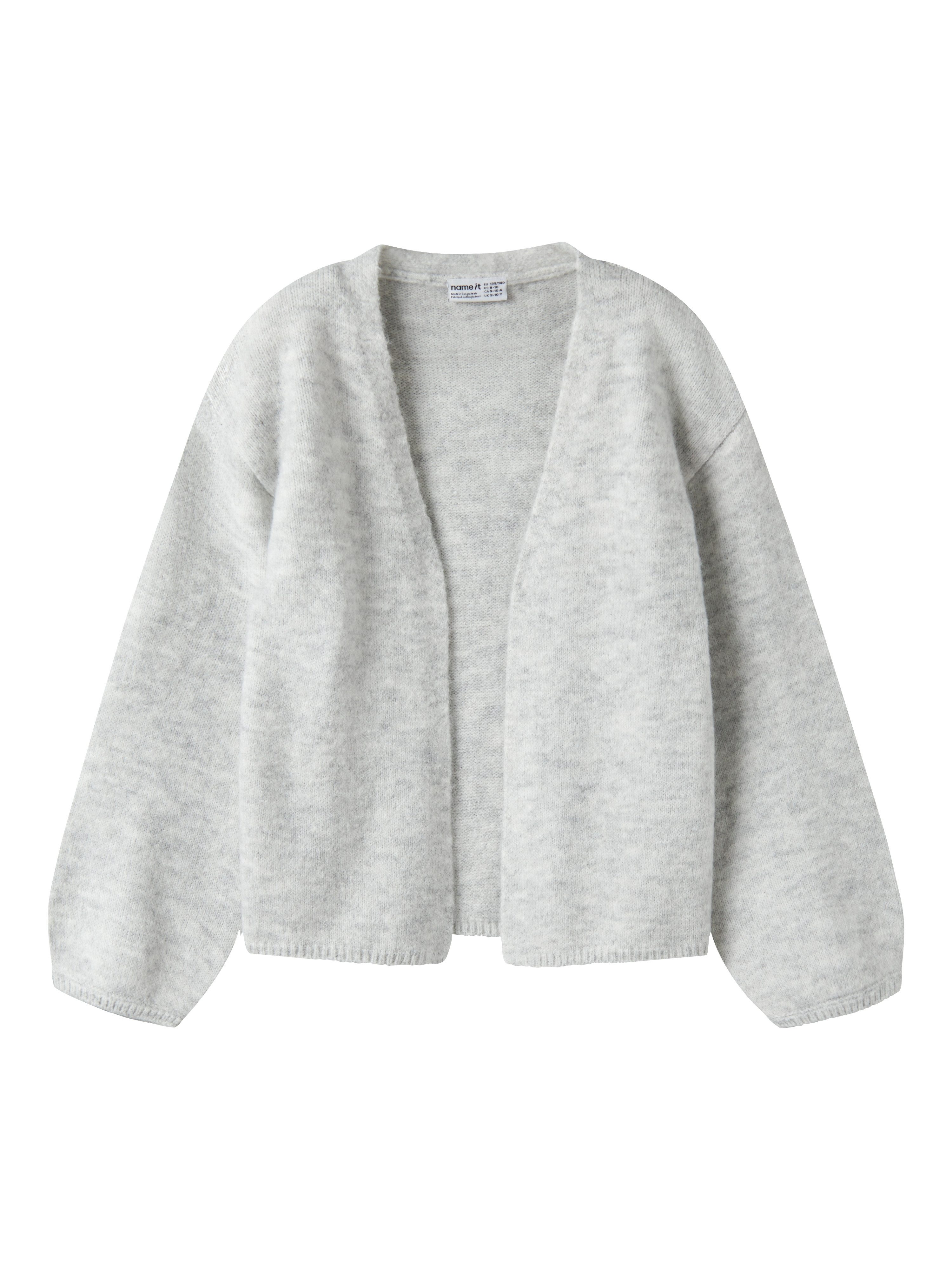 Name It Strickjacke NKFOLINA LS KNIT CARD NOOS Materialmix, regular fit