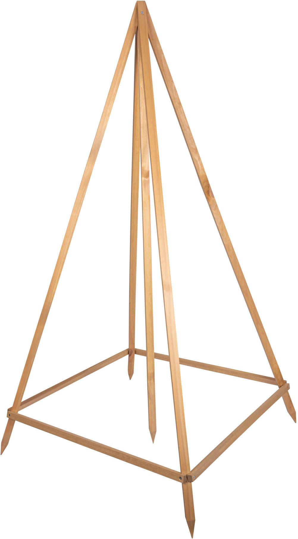 Windhager Rankgitter Tipi, Holz-Rankgerüst für Blumen und Gemüsepflanzen, 1 St., Kletterhilfe für den Garten, 75 x 75 x 145 cm