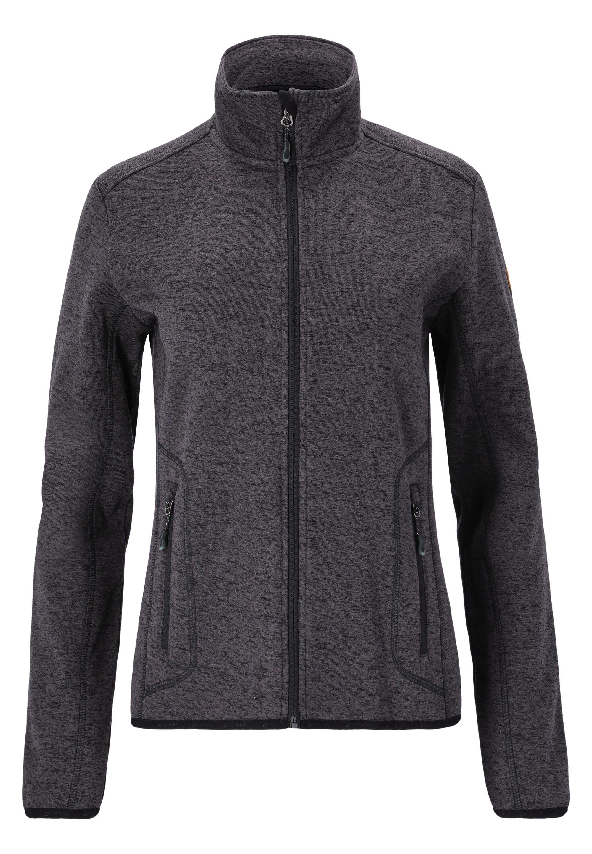 schnell WHISTLER Funktionsmaterial braun Fleecejacke trocknendem aus SAMANI