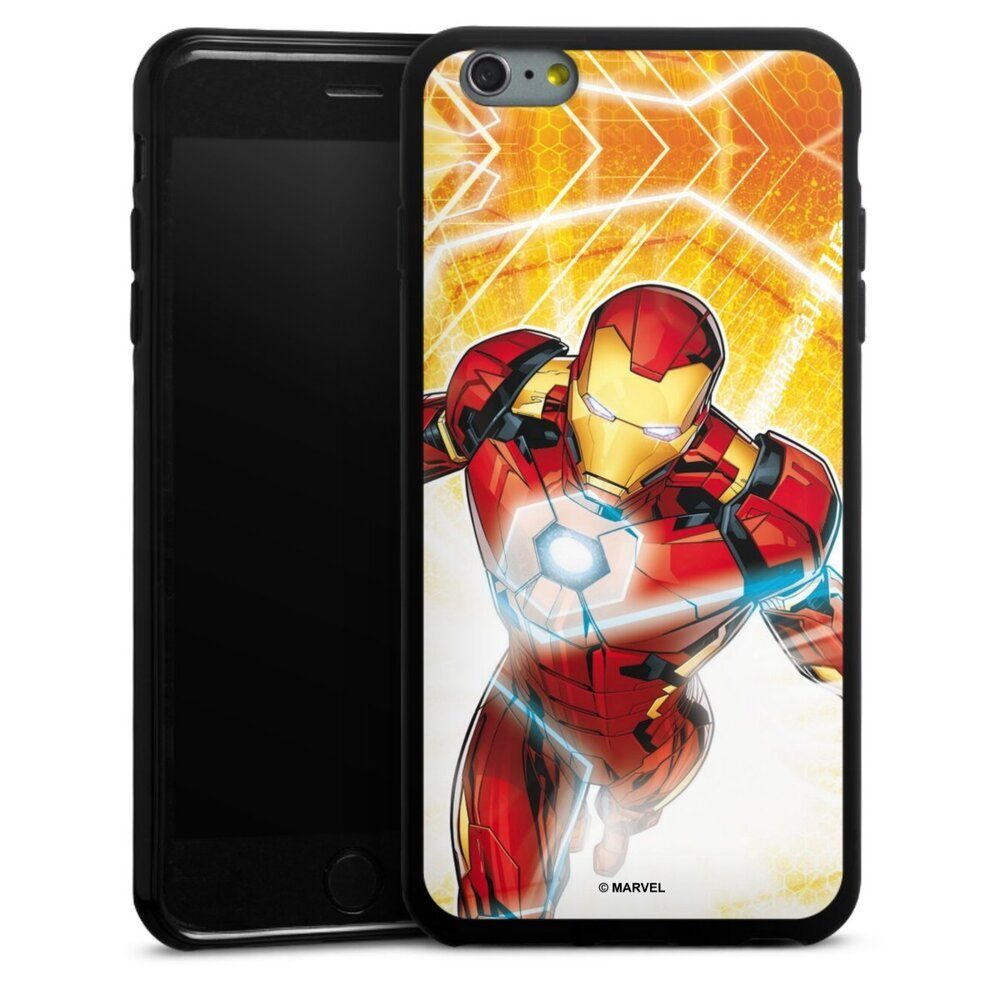 DeinDesign Handyhülle Iron Man on Fire, Apple iPhone 6s Plus Silikon Hülle Bumper Case Handy Schutzhülle