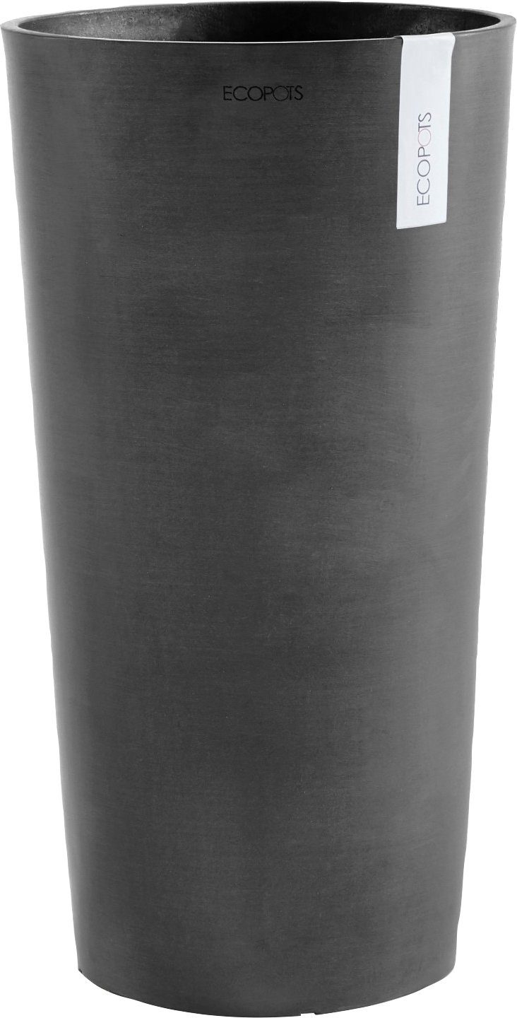 ECOPOTS Blumentopf AMSTERDAM HIGH Dark Grey, BxTxH: 41x41x76 cm | Pflanzkübel