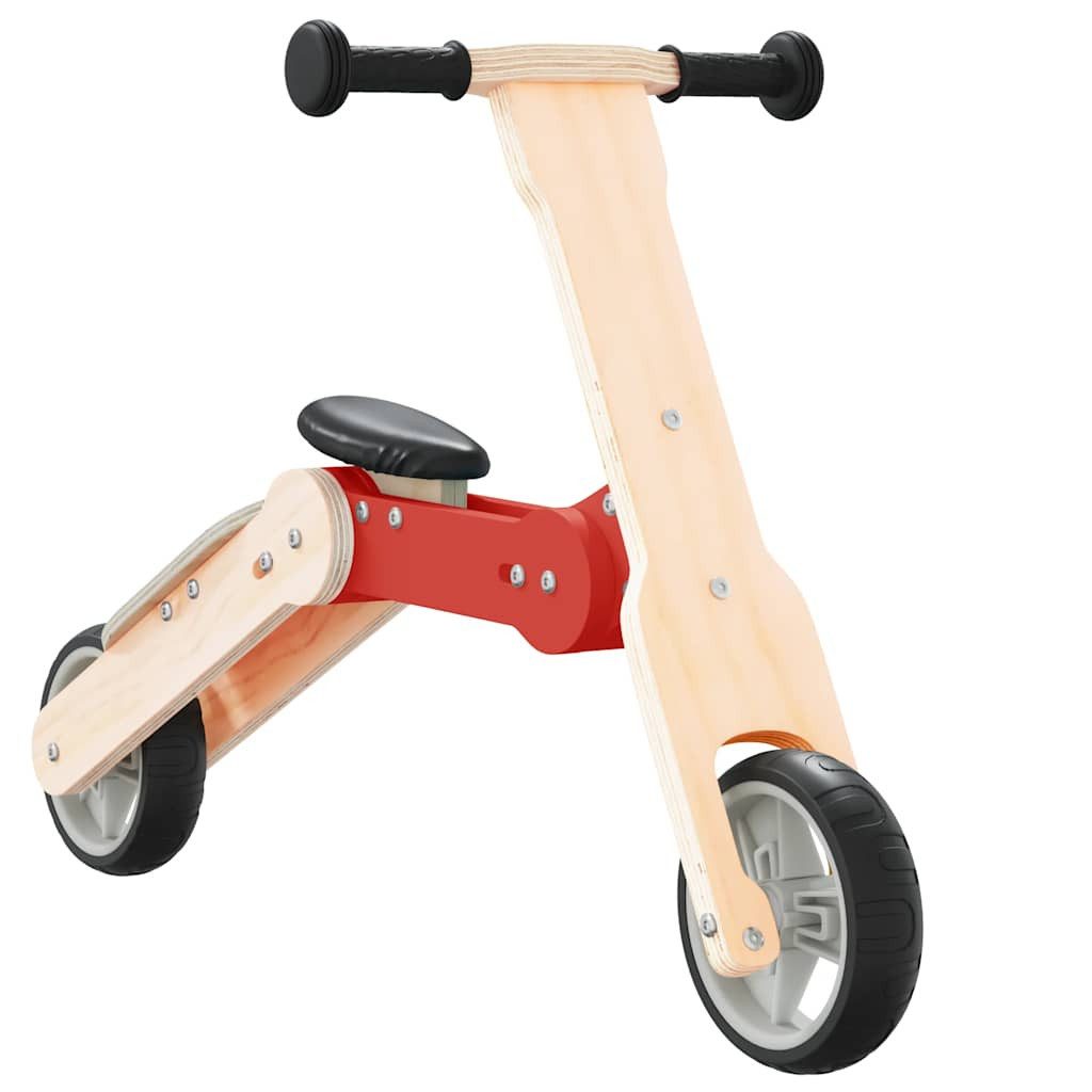 vidaXL Tretfahrzeug Kinderroller 2-in-1 Rot