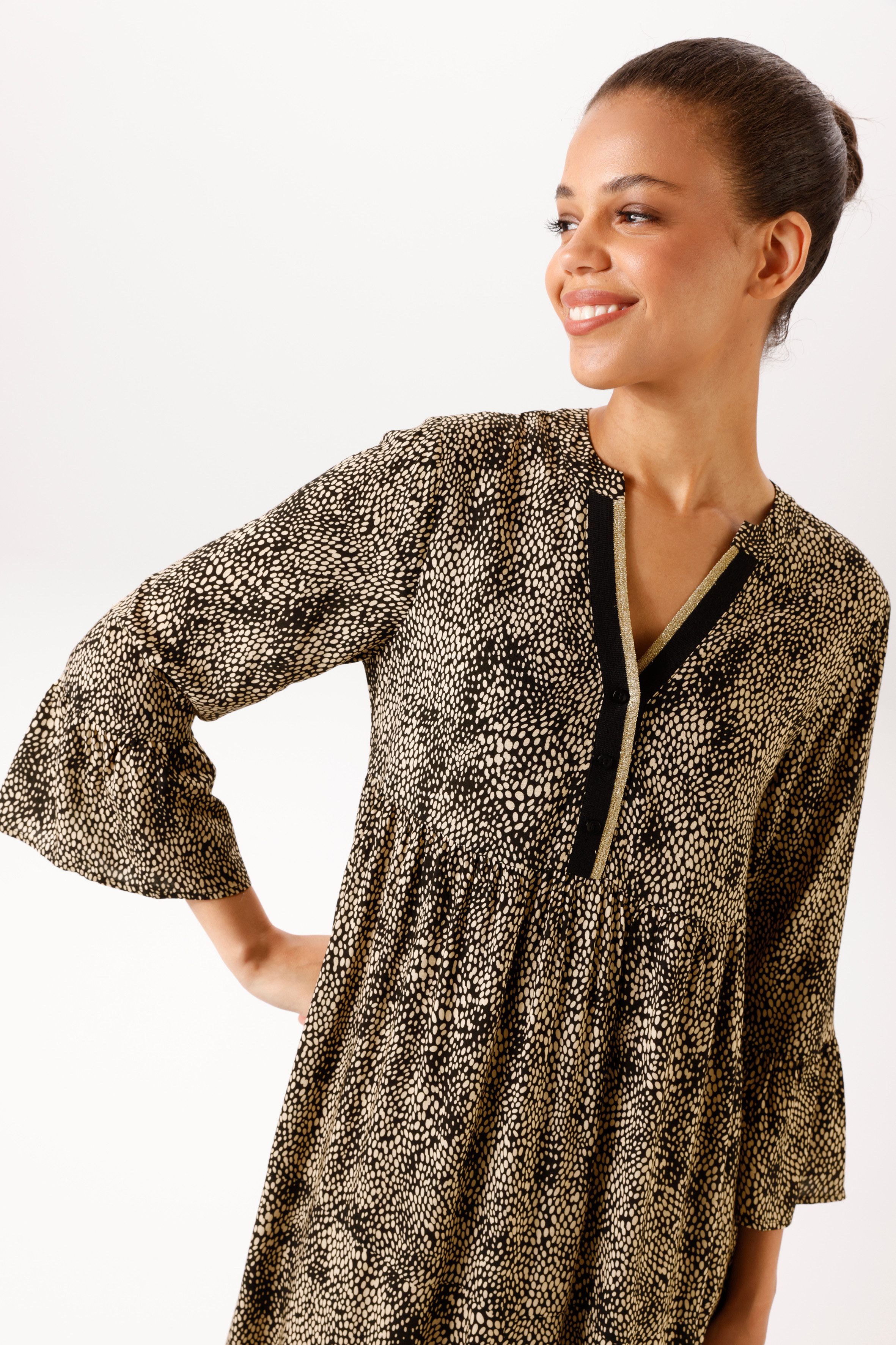 Aniston CASUAL Maxikleid mit grafischen Alloverdruck - NEUE KOLLEKTION – Bild 4 von 5