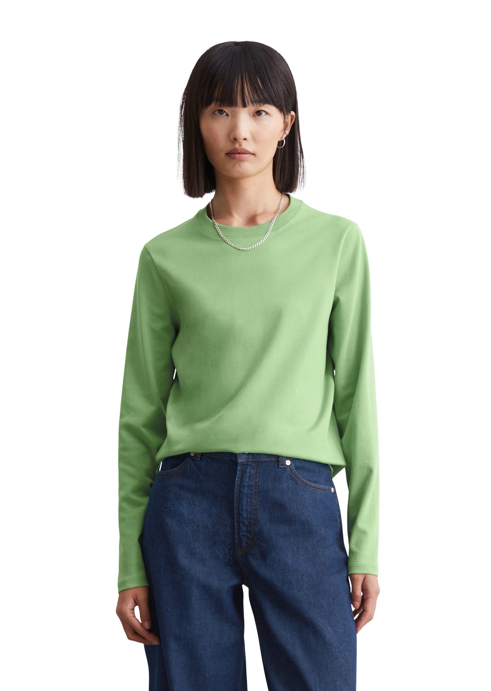 Langarmshirt aus Interlock-Jersey
