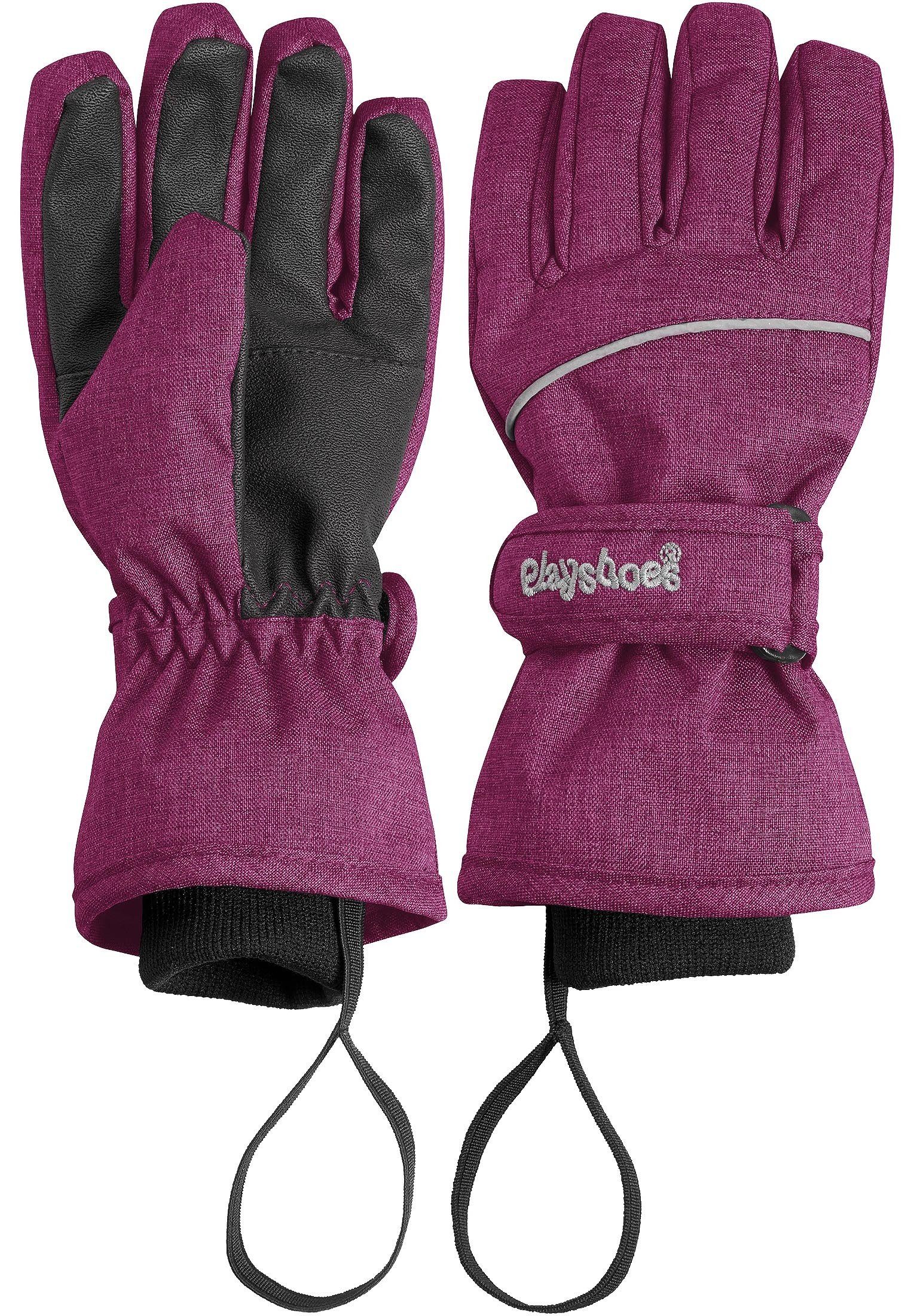Playshoes Skihandschuhe Finger-Handschuhe rutschhemmender Innenhandbesatz