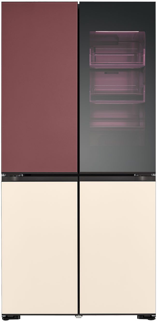 LG Multi Door GMV960NNME, 186,5 cm hoch, 91,4 cm breit, innovative Luftzirkulation im gesamten Innenraum
