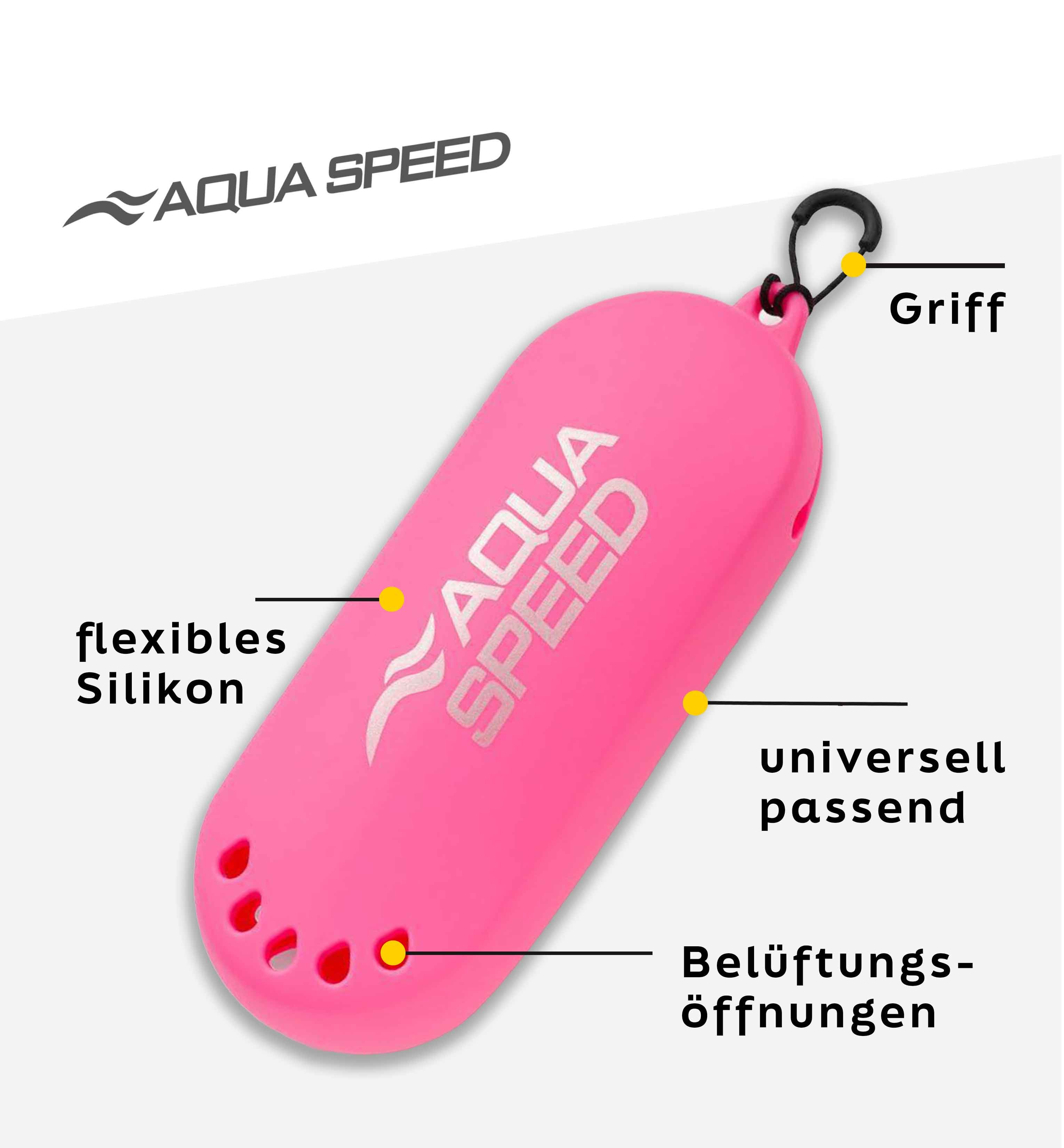 Aqua Speed Schwimmbrille Silikon Case für Schwimmbrillen – Stoßfester Schutz, Rosa, (Ideal für Schwimmen, Wettkampf & Sauna – schützt vor Kratzern), Wasserdicht & stoßfest – Ideal für Schwimmen, Training & Reise