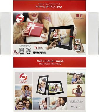 NASUM FRAMEO Digitaler Bilderrahmen 10.1 Zoll – WiFi, 1280x800 IPS LCD Digitaler Bilderrahmen (Touchscreen, 32GB Speicher)