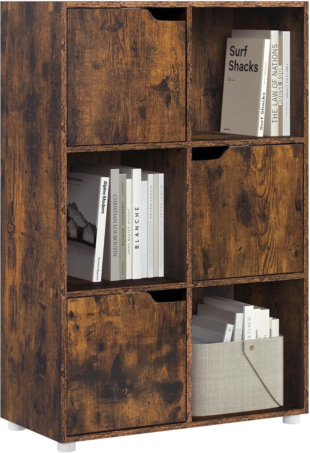 Woltu Bücherregal, 1-tlg., Standregal mit 3 günstig online kaufen