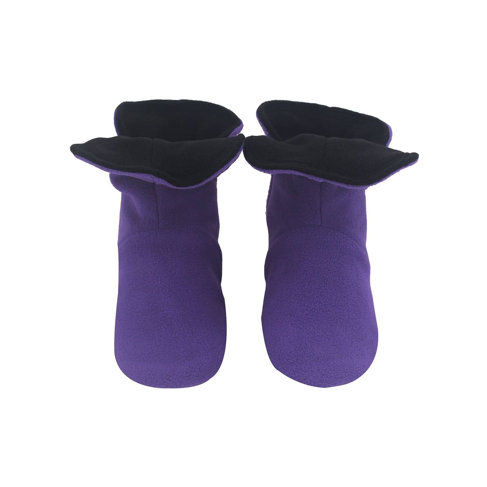 RAIKOU Hausstiefel Hüttenschuhe Stoppersocken für Damen Herren und Kinder  Hausschuh (aus Miro Fleece Super Flauschige) mit ABS und Rutschfester Sohle