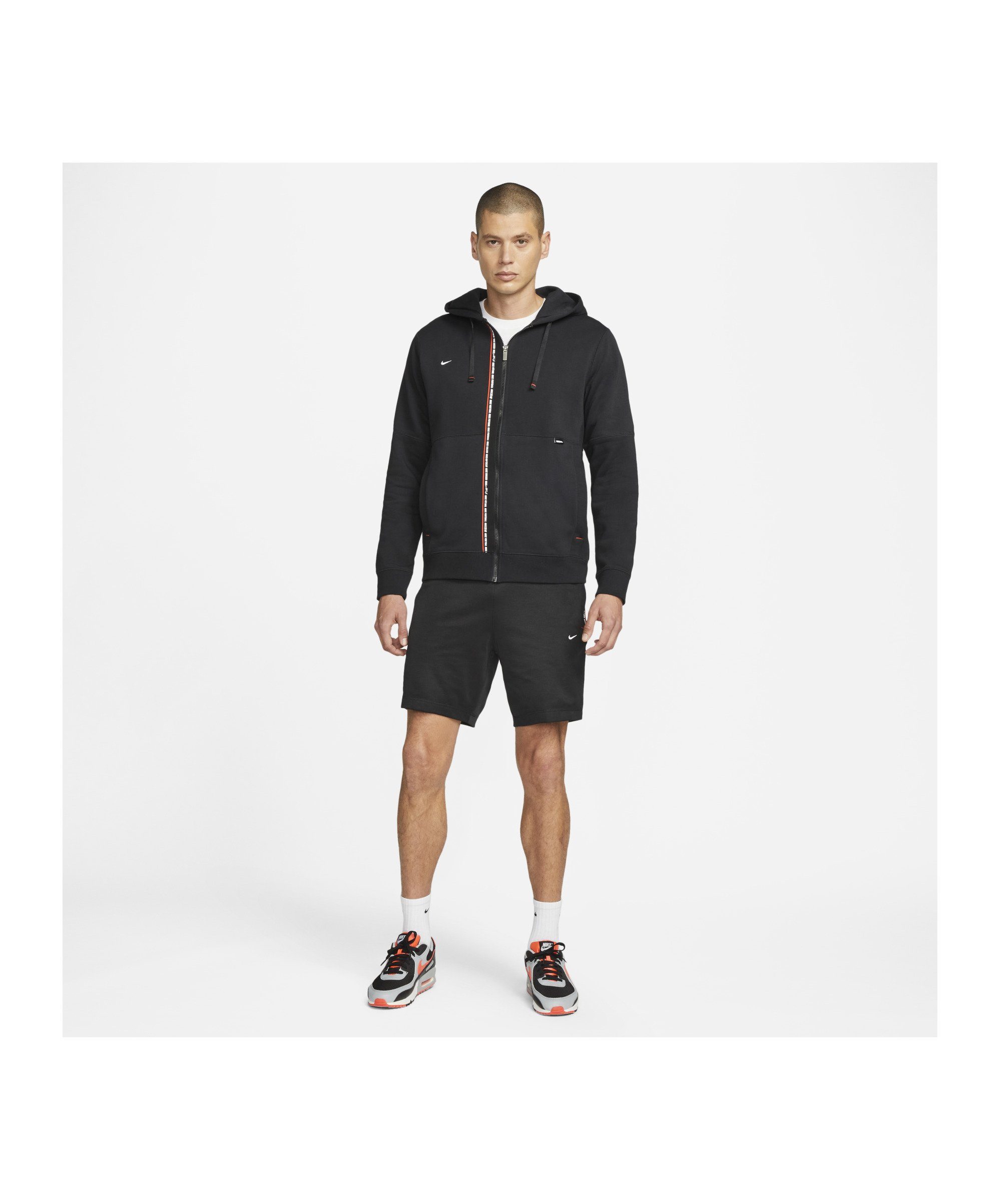 F.C. Sportswear Jogginghose 8in Short Tribuna Nike schwarzrotweiss