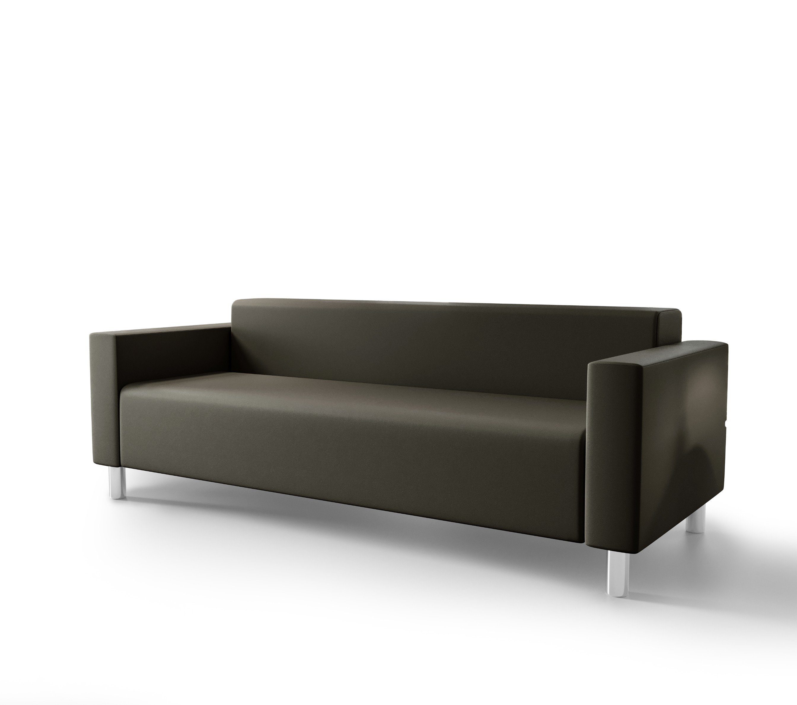 pressiode Sofa SOFA 3-Sitzer, verschiedene Dunkelgrau Farben, HUGO3