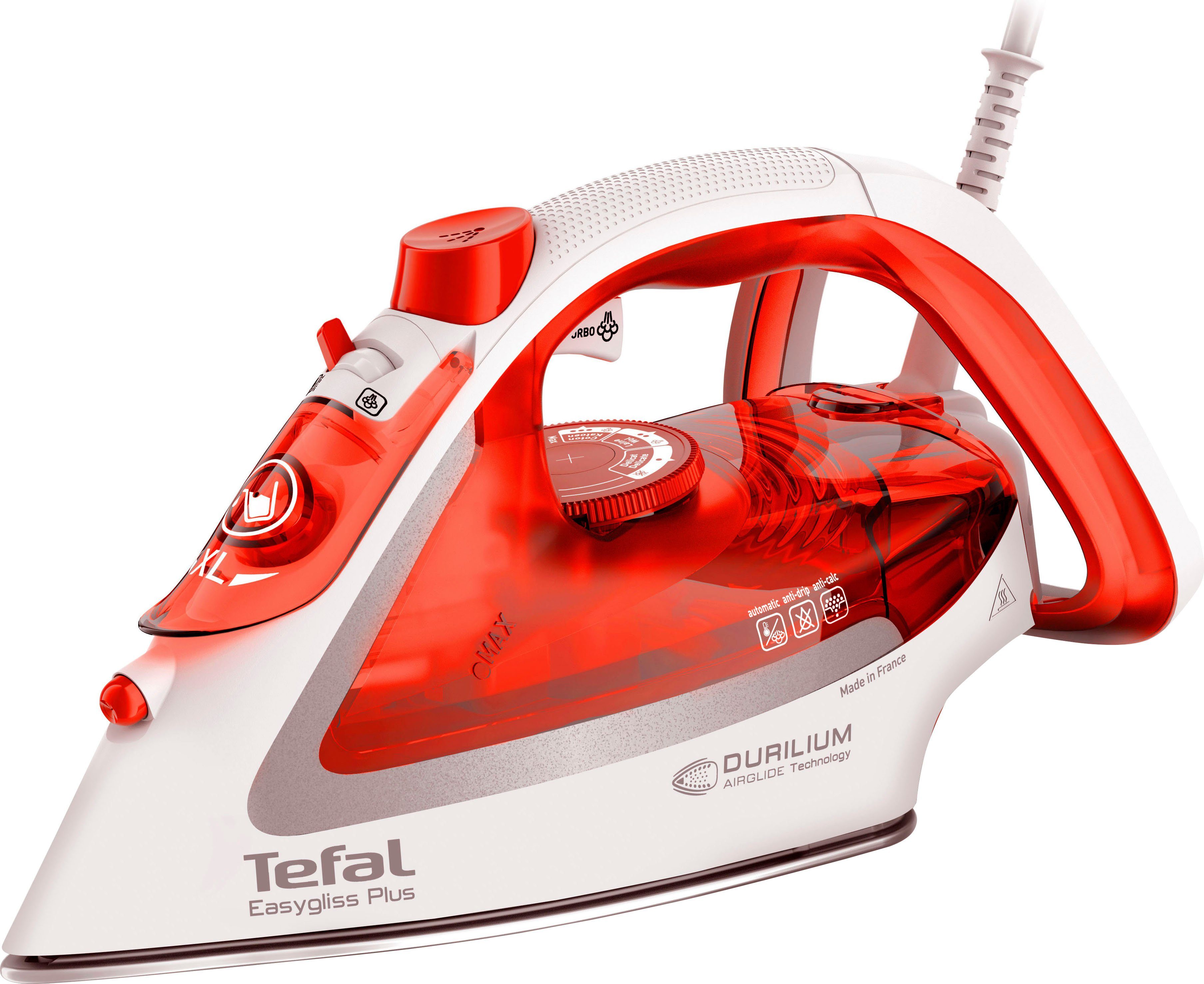 Tefal Dampfbügeleisen Tefal FV5738 Easygliss Plus, 2800 W