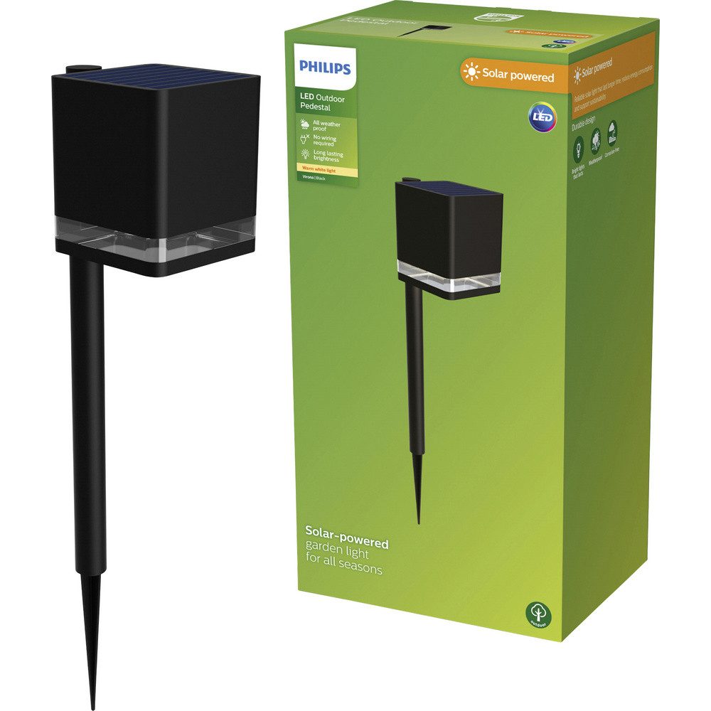 Philips Pollerleuchte Philips LED 929004658801 Virona Solar-Außenstandleuchte LED LED fest