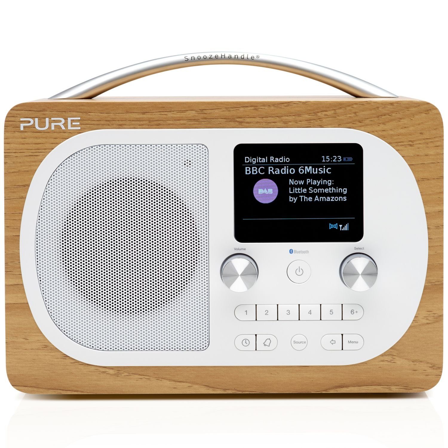 Digitalradio UKW-Küchenradio (DAB) Pure EU/UK Oak DAB+ H4 Digital- Evoke Bluetooth-Streaming