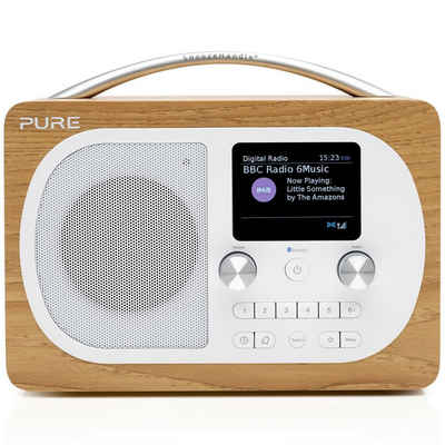 Pure Evoke H4 Oak EU/UK DAB+ Digital- UKW-Küchenradio Bluetooth-Streaming Digitalradio (DAB)