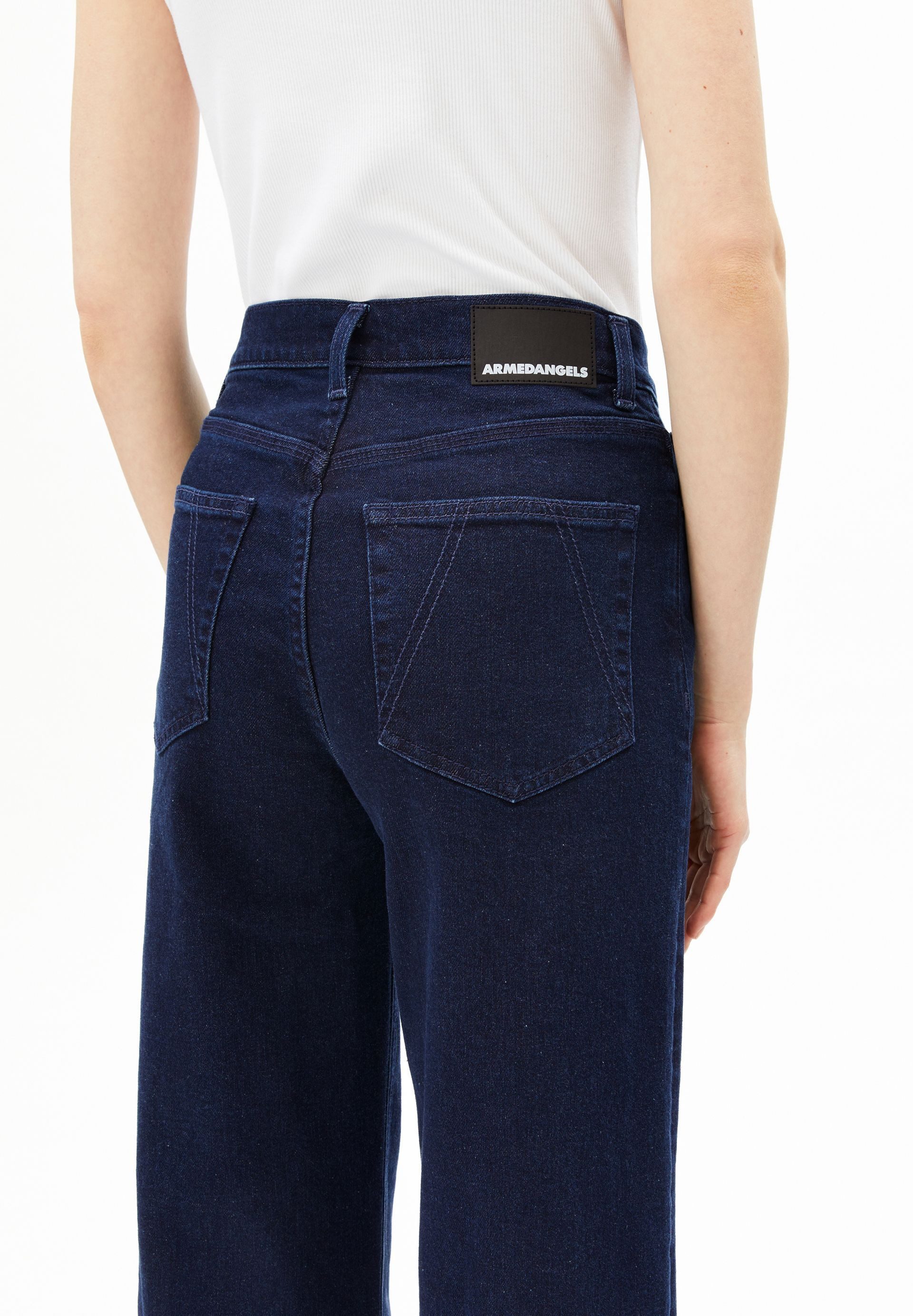 Armedangels Weite Jeans MURLIAA Wide Leg Jeans recycelter Baumwoll Mix (Comfort-Stretch, Skinny Fit) High waist