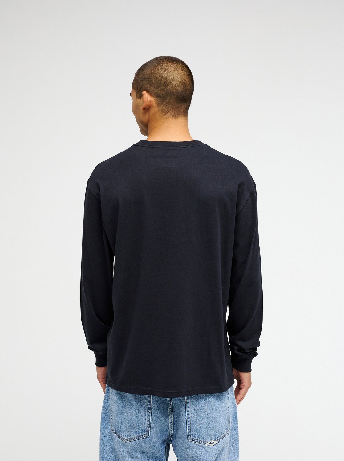 Quiksilver Langarmshirt SALT WATER LS aus Baumwolle, in den Größen S bis XXL