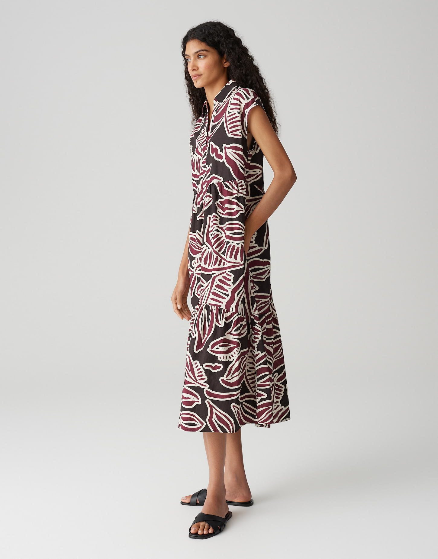 OPUS Sommerkleid WERISA TROPICAL A-Linie mit Volantstufen – Bild 5 von 5