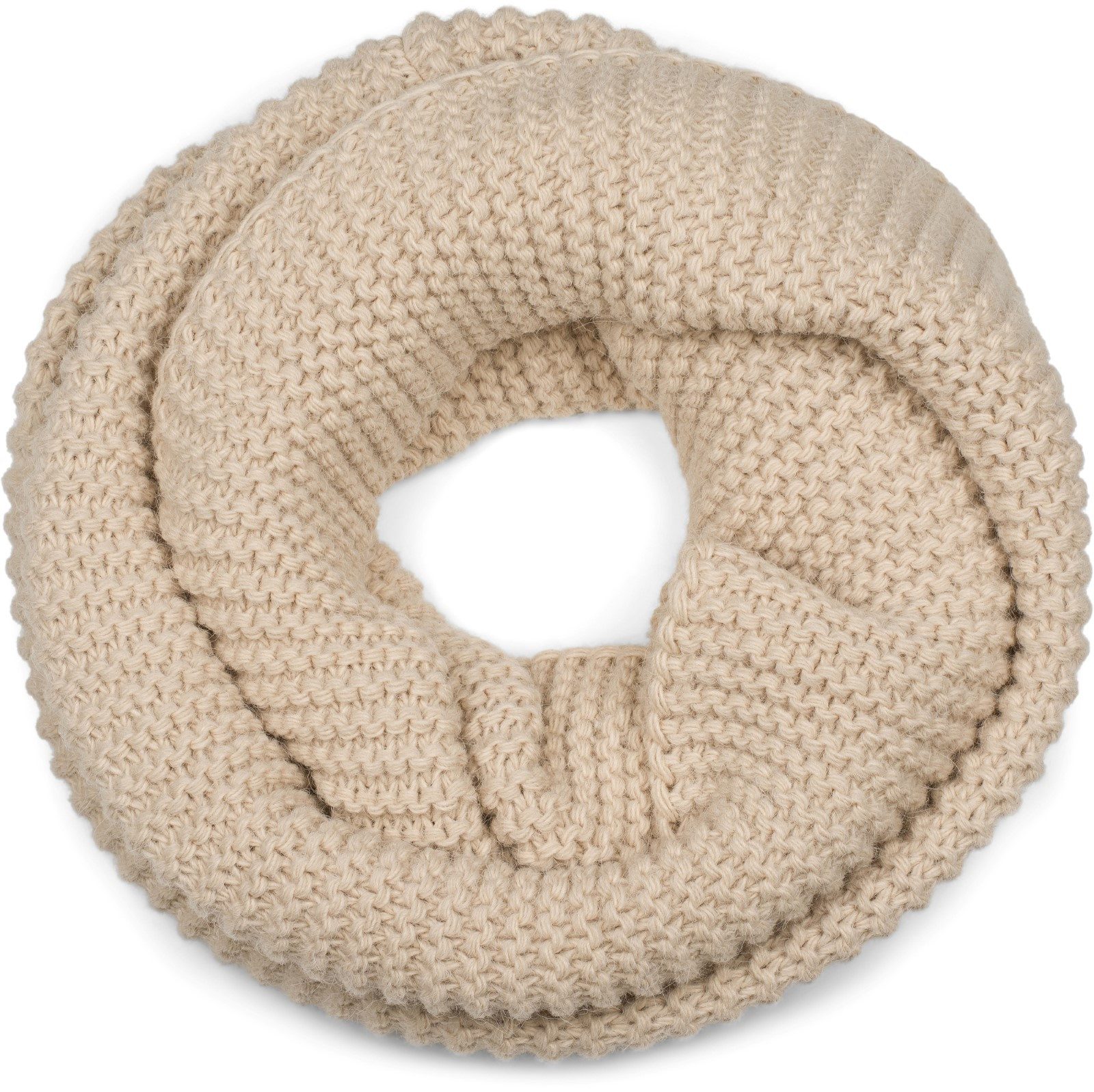 styleBREAKER Strickschal Strick Loop Linksstrick, (1-St)