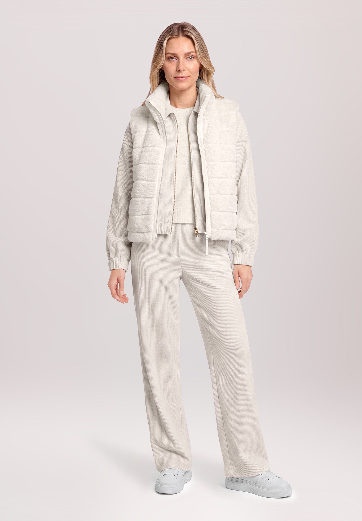 Betty&Co Canvasjacke Damen mit Taschen