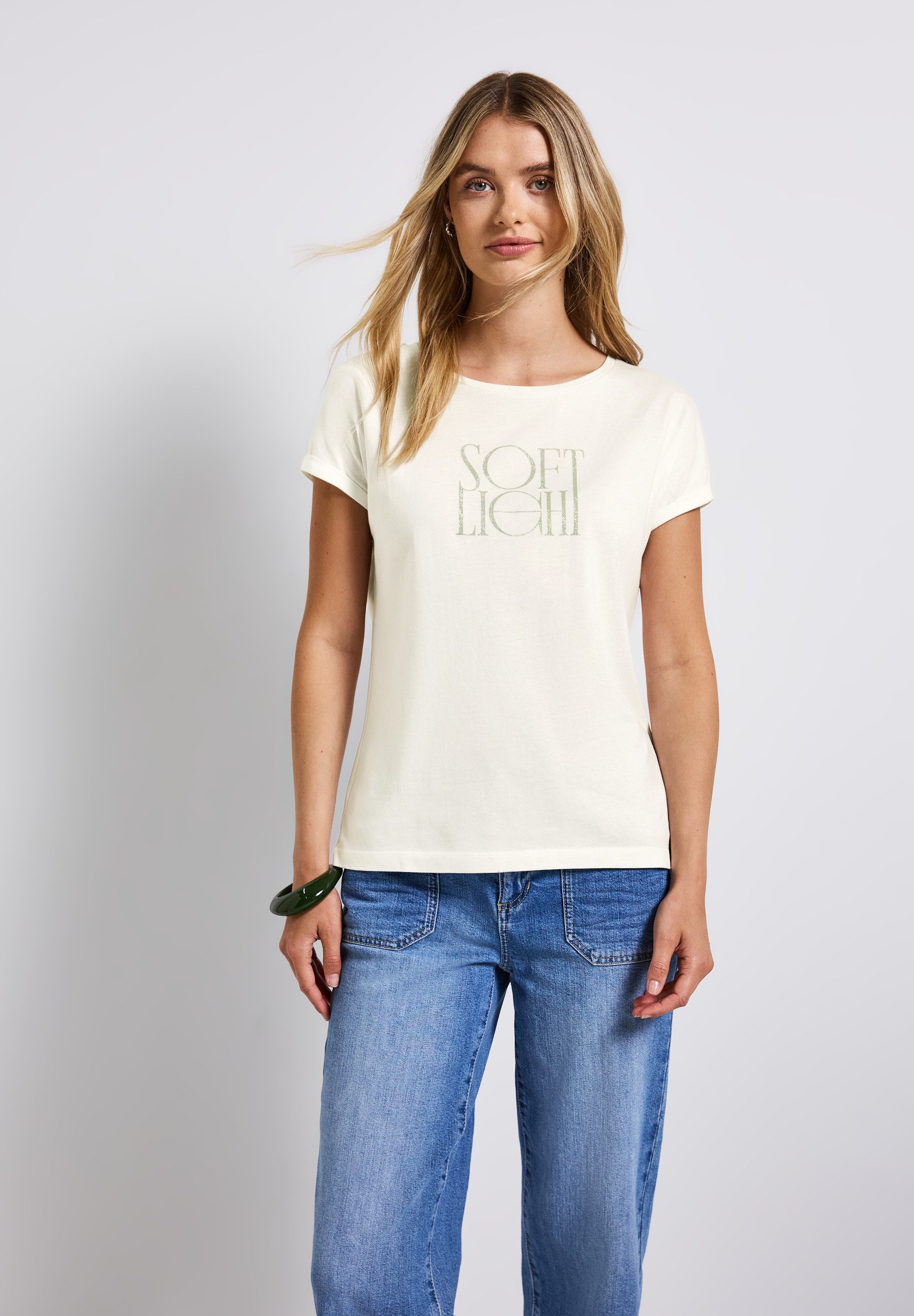 STREET ONE T-Shirt, im soften Baumwoll-Mix günstig online kaufen