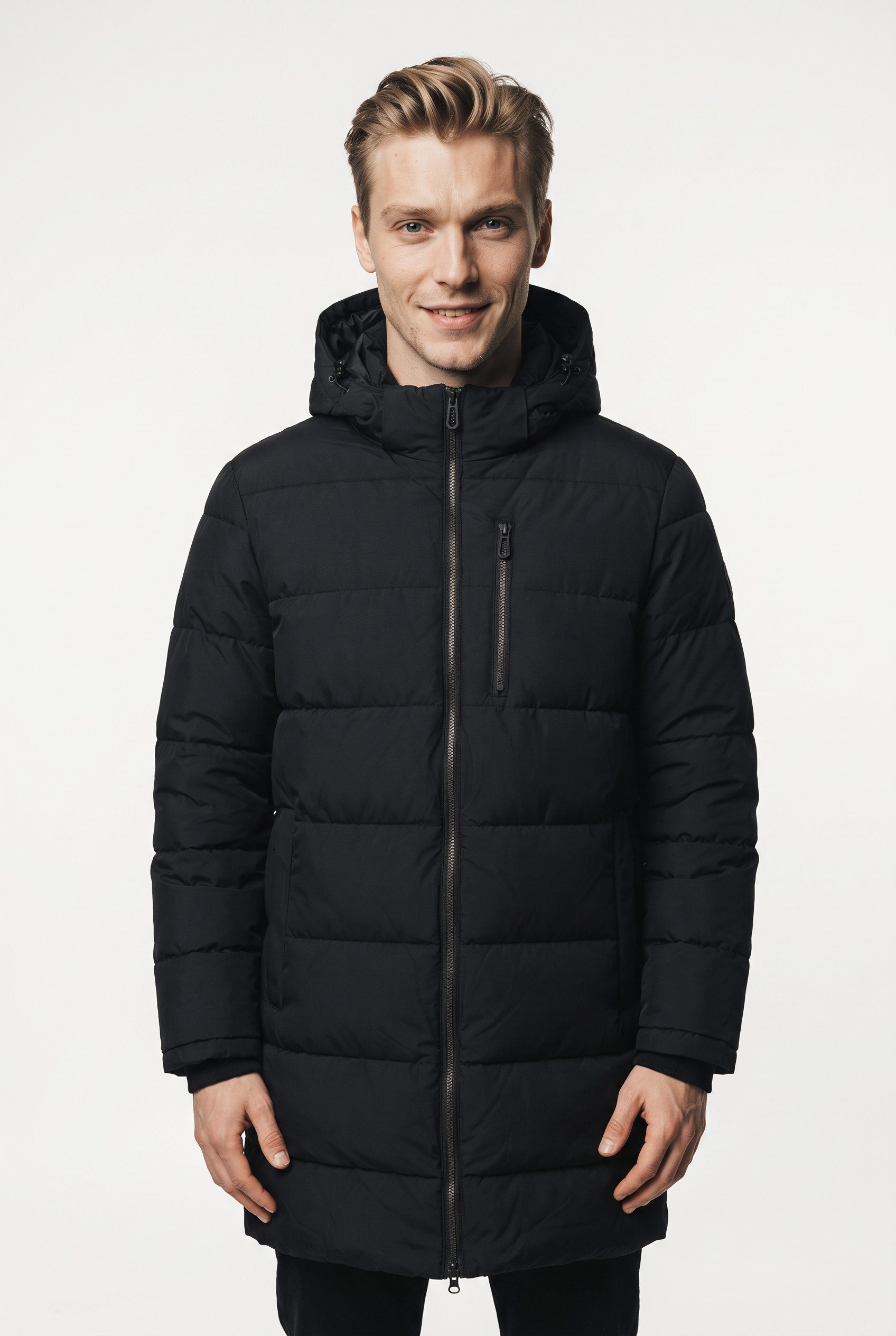 CMP Funktionsjacke MAN PARKA FIX HOOD wasserdicht, winddicht, atmungsaktiv