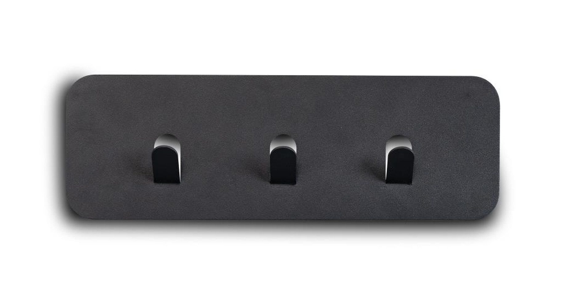 freiraum Garderobenleiste Tilly 1, 3 Haken, anthrazit, Metall - 30x10x3cm (BxHxT)